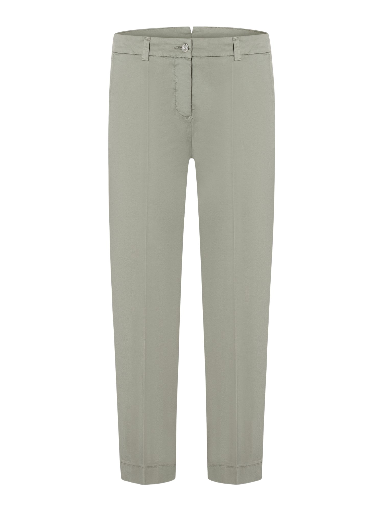 Cambio Stoffhose grau,Casual,Baumwolle,Unifarben,Straight Leg,Mittel