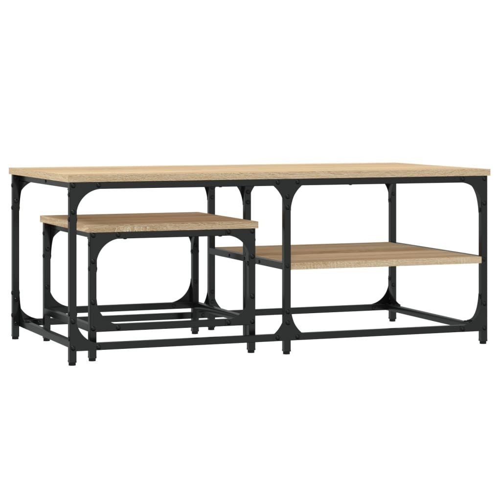 vidaXL Couchtisch Satztische 2 Stk. Sonoma-Eiche günstig online kaufen