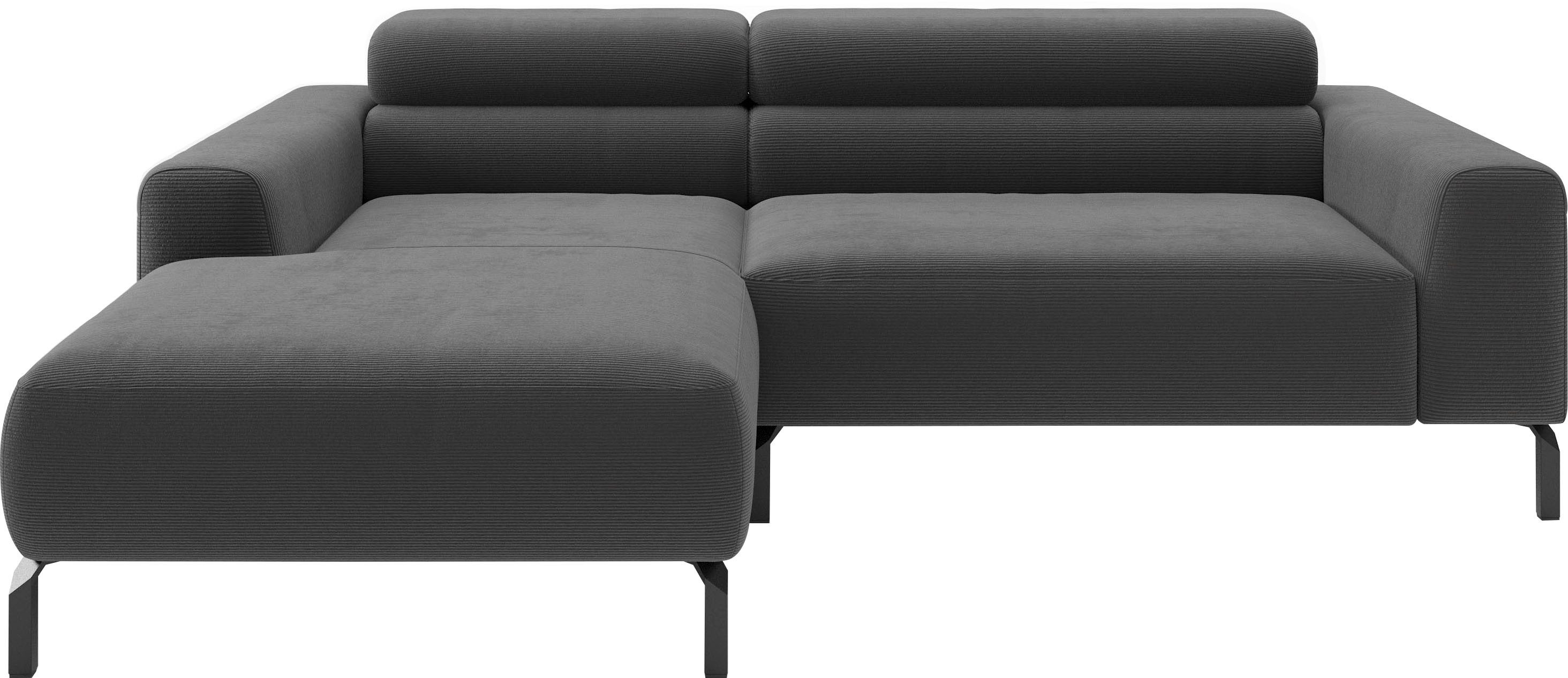 Ecksofa Ecksofa, L-Form, incl. Kopfteilverstellung, Breite 223 cm