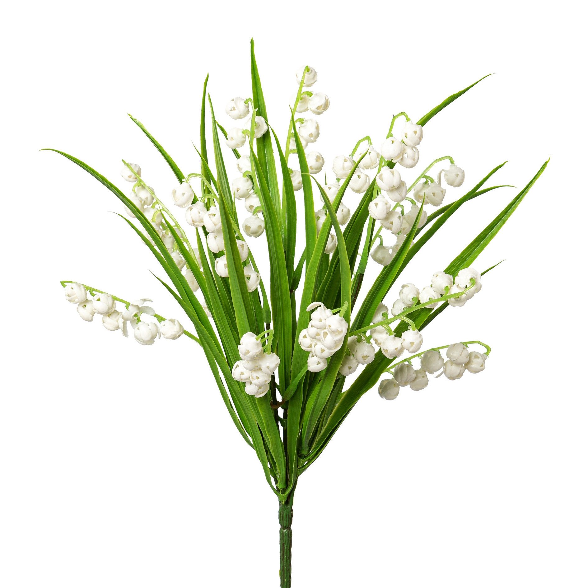 Kunstblume Kunstblume Maiglöckchen-Busch ca. 30cm. Blumen Schneeglöckchen W günstig online kaufen