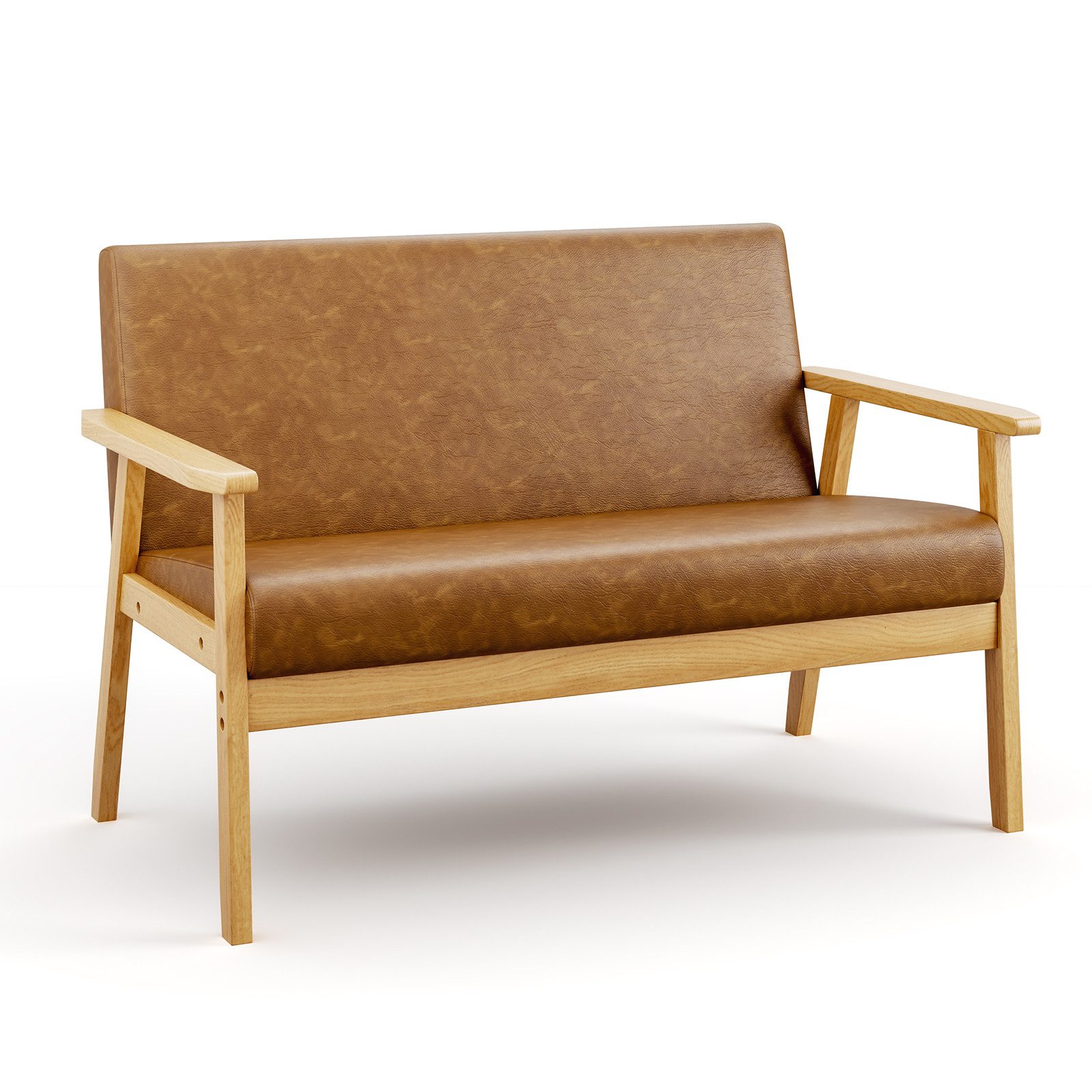 OUNUO Sofa 2 Sitzer Sofa Couch Loungesofa Modern und Skandinavisch