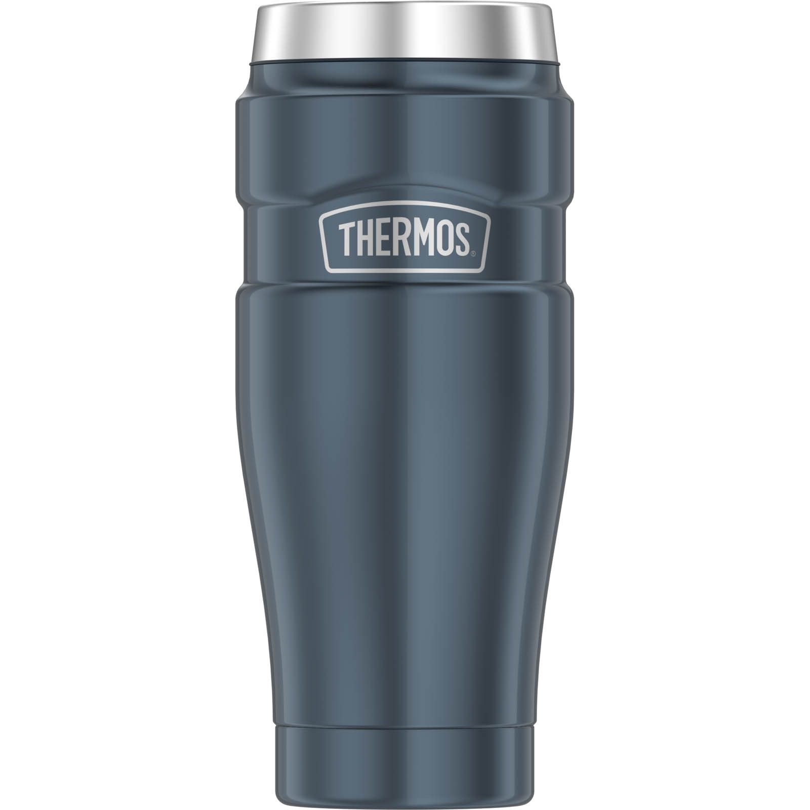 THERMOS Thermobecher Becher 0,47L Isolierbecher KFZ, Edelstahl, Auto Kaffee Camping Thermo Trinkbecher Edelstahl