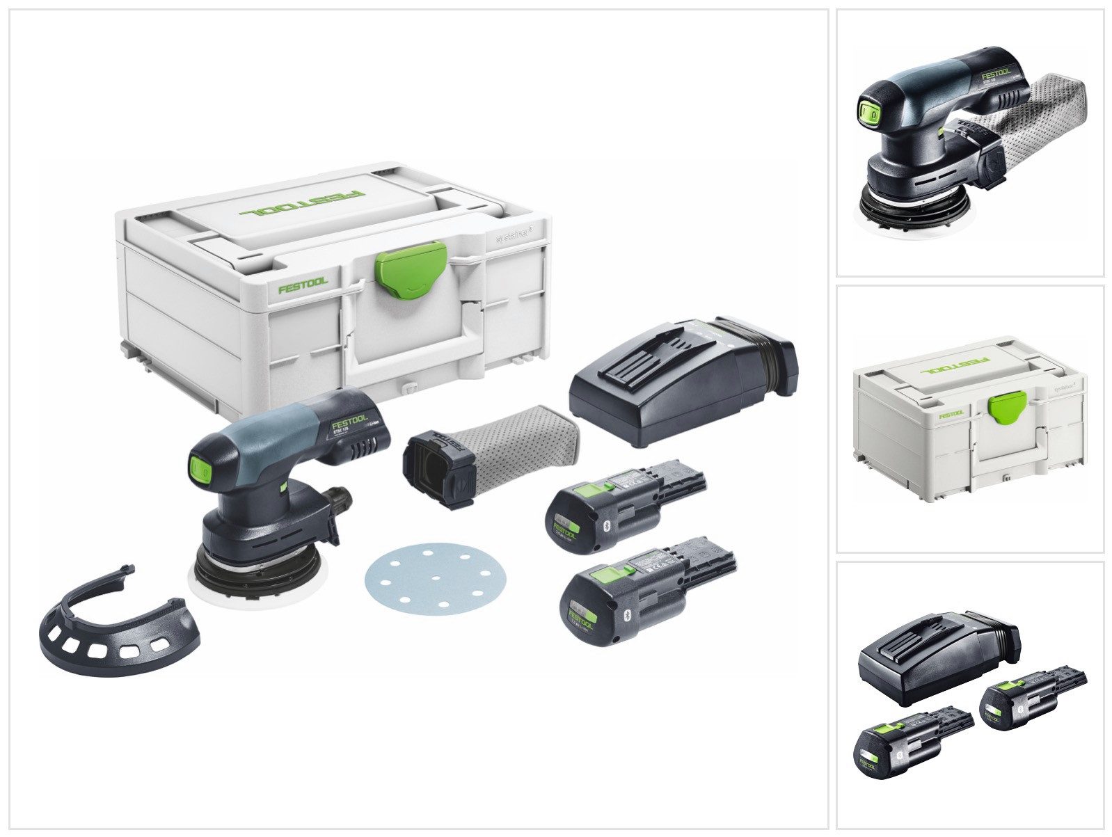 FESTOOL Exzenterschleifer ETSC 125 3,0 I-Plus Akku Exzenterschleifer 18 V 125 mm Brushless (57