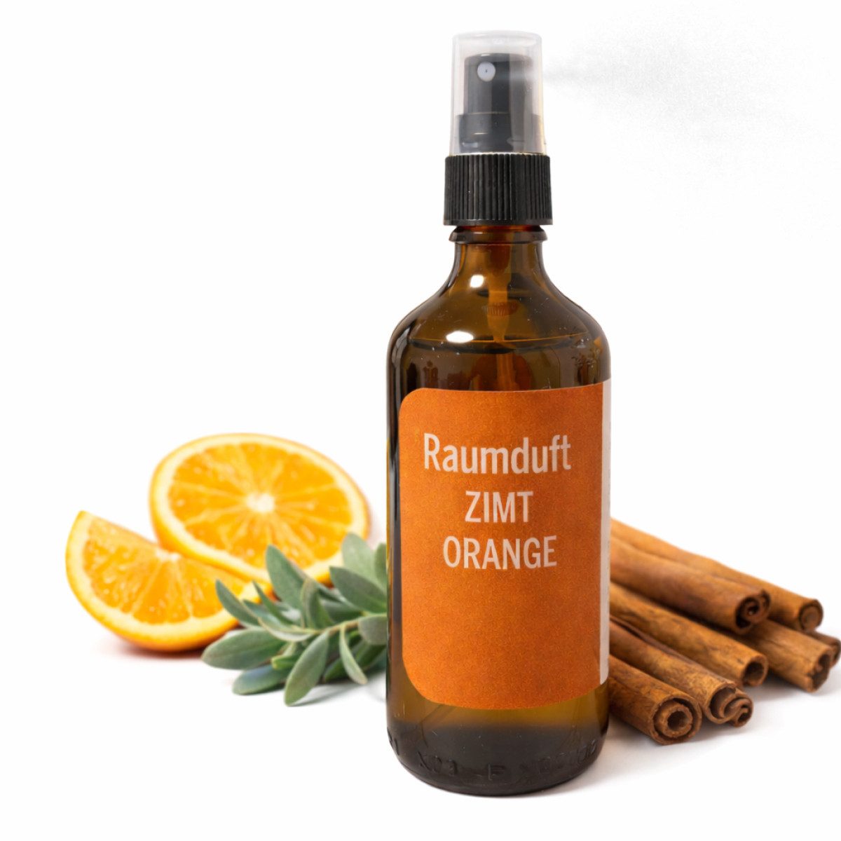Heubergshop Raumduft (1-St), Zimt Orange- 100ml Raumspray Raumduft