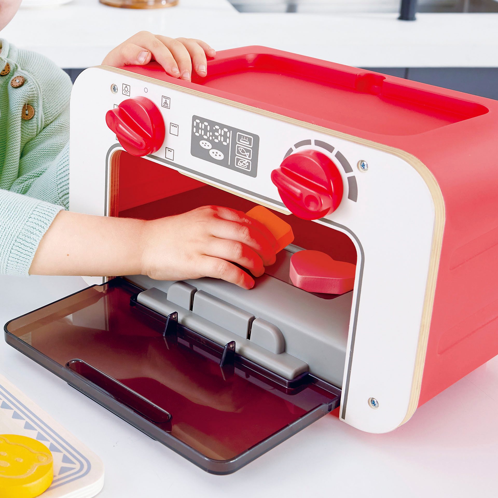 Hape Kinder-Herd Mein Backofen, mit Zauberkeksen; Licht- und Soundeffekt