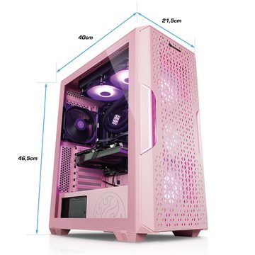 Kiebel Zindarella BIG Gaming-PC (Intel Core i9 Intel Core i9-11900KF, RTX 4060, 32 GB RAM, 1000 GB SSD, Wasserkühlung, RGB-Beleuchtung)