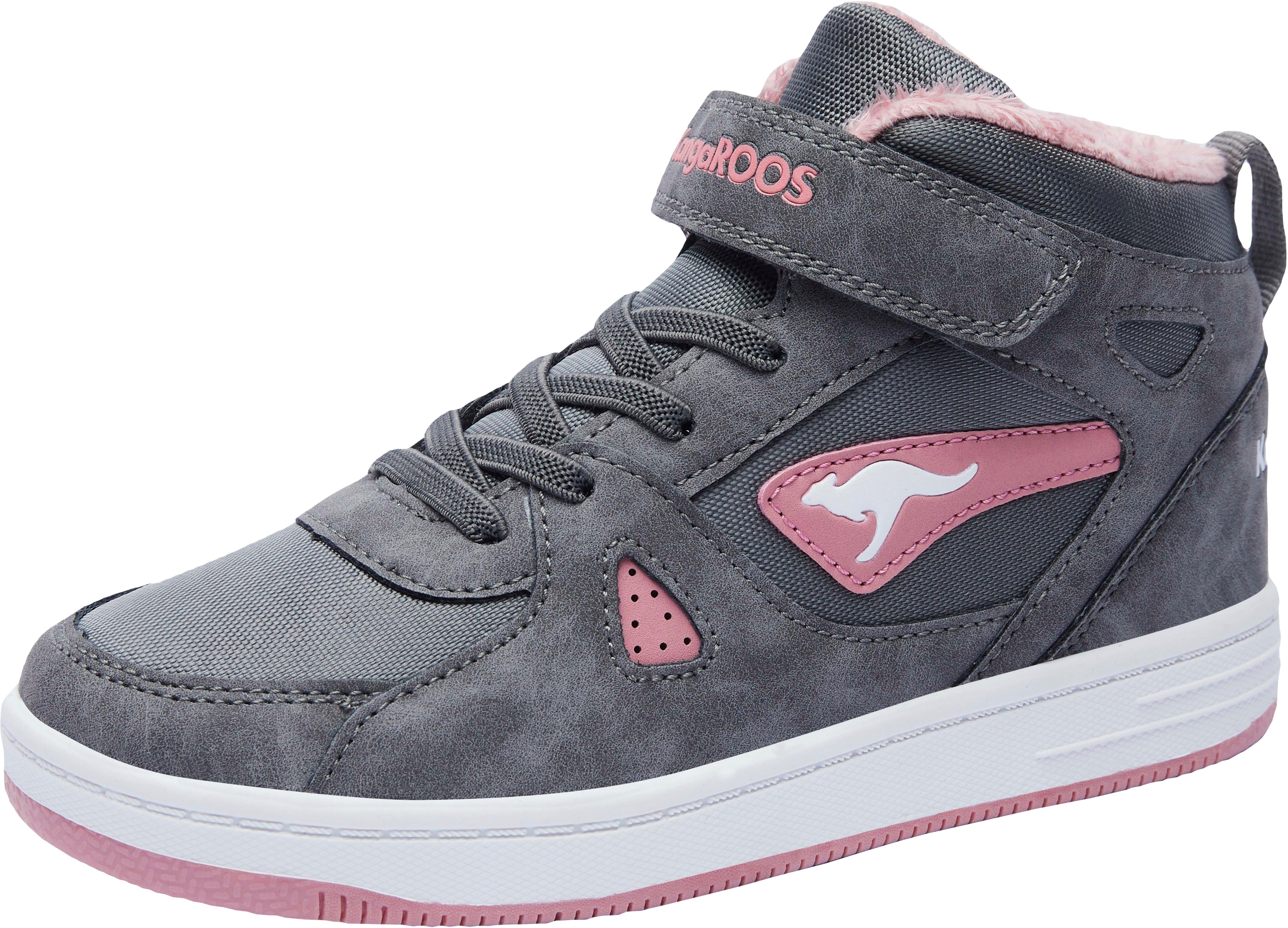 KangaROOS Kalley II EV Sneaker mit Klettverschluss und Warmfutter