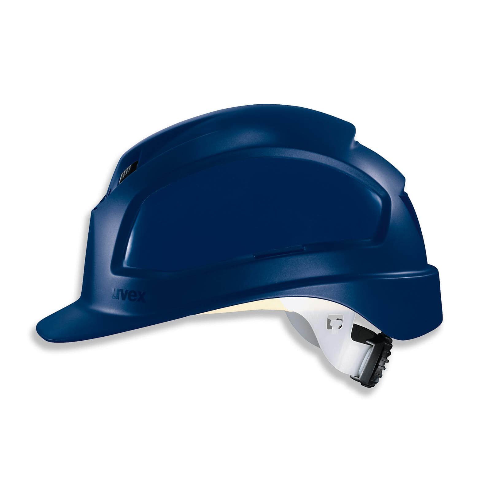 Uvex Bauhelm Baustellenhelm, B-WR pheos blau Schutzhelm Arbeitsschutz-Helm, -