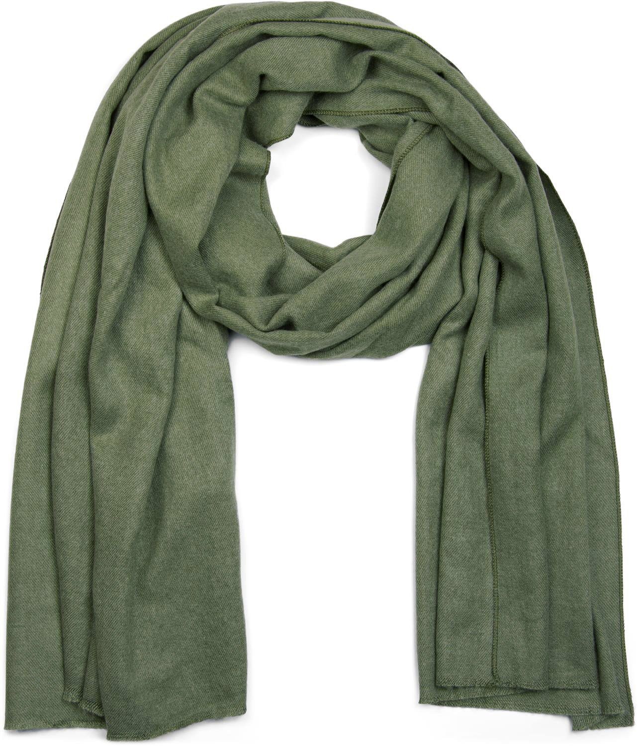 styleBREAKER Modeschal Unifarbener Schal mit Fransen, (1-St) günstig online kaufen