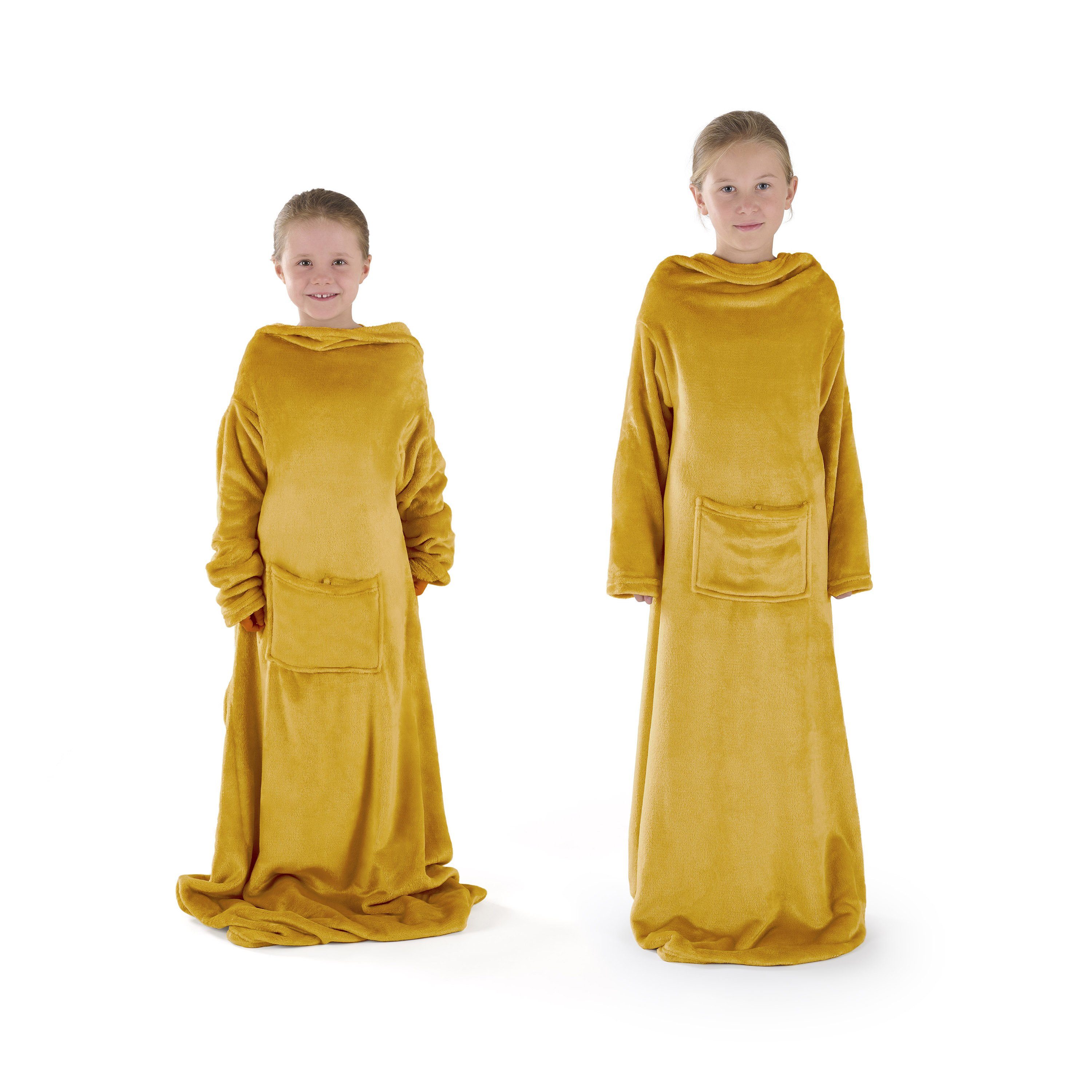 Kinderdecke Ärmeldecke Unisex Kuscheldecke flauschig mit Ärmeln, Blumtal, O günstig online kaufen