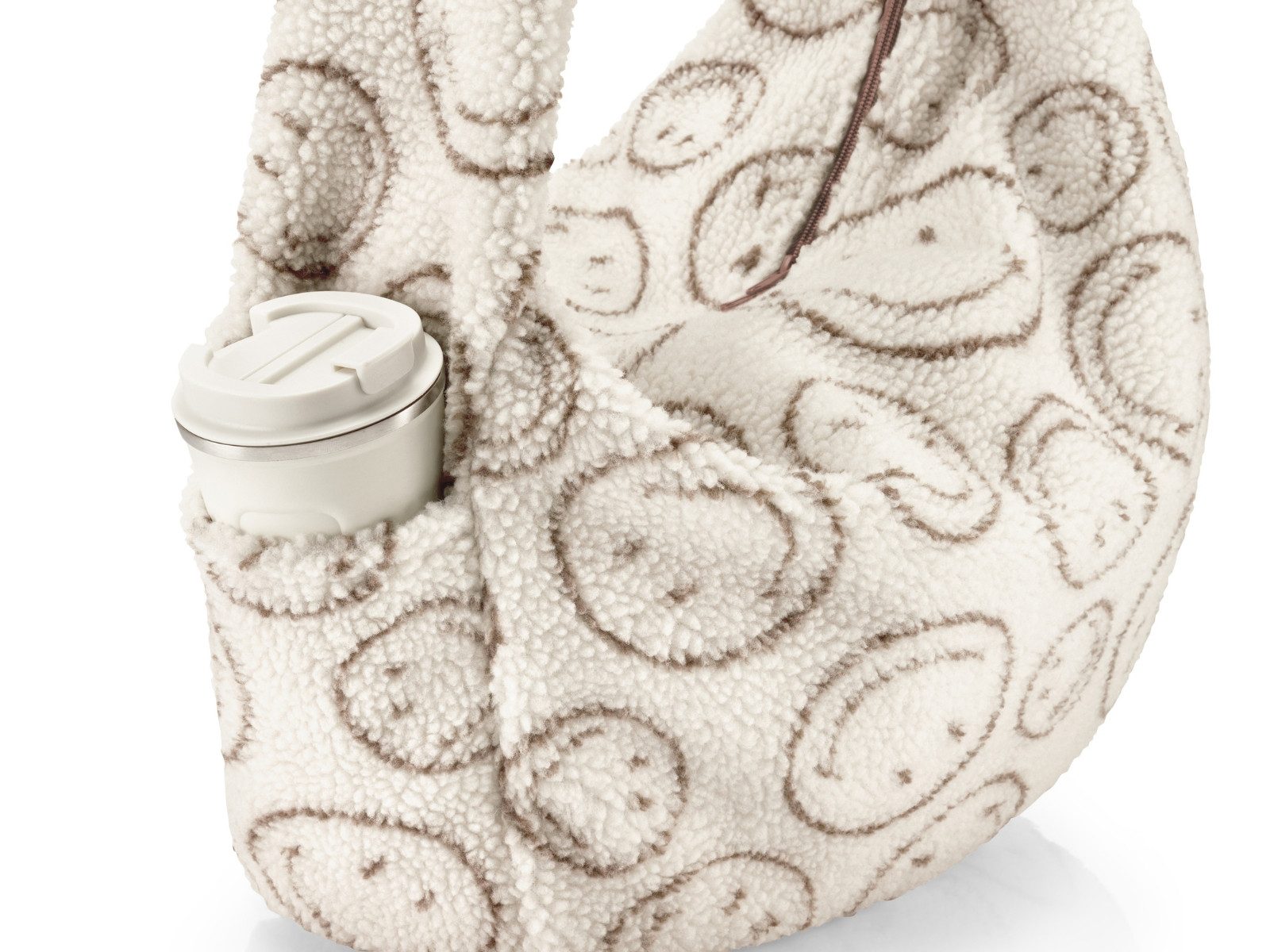 REISENTHEL® Umhängetasche moonbag smiley® teddy chocolate – Bild 5 von 5