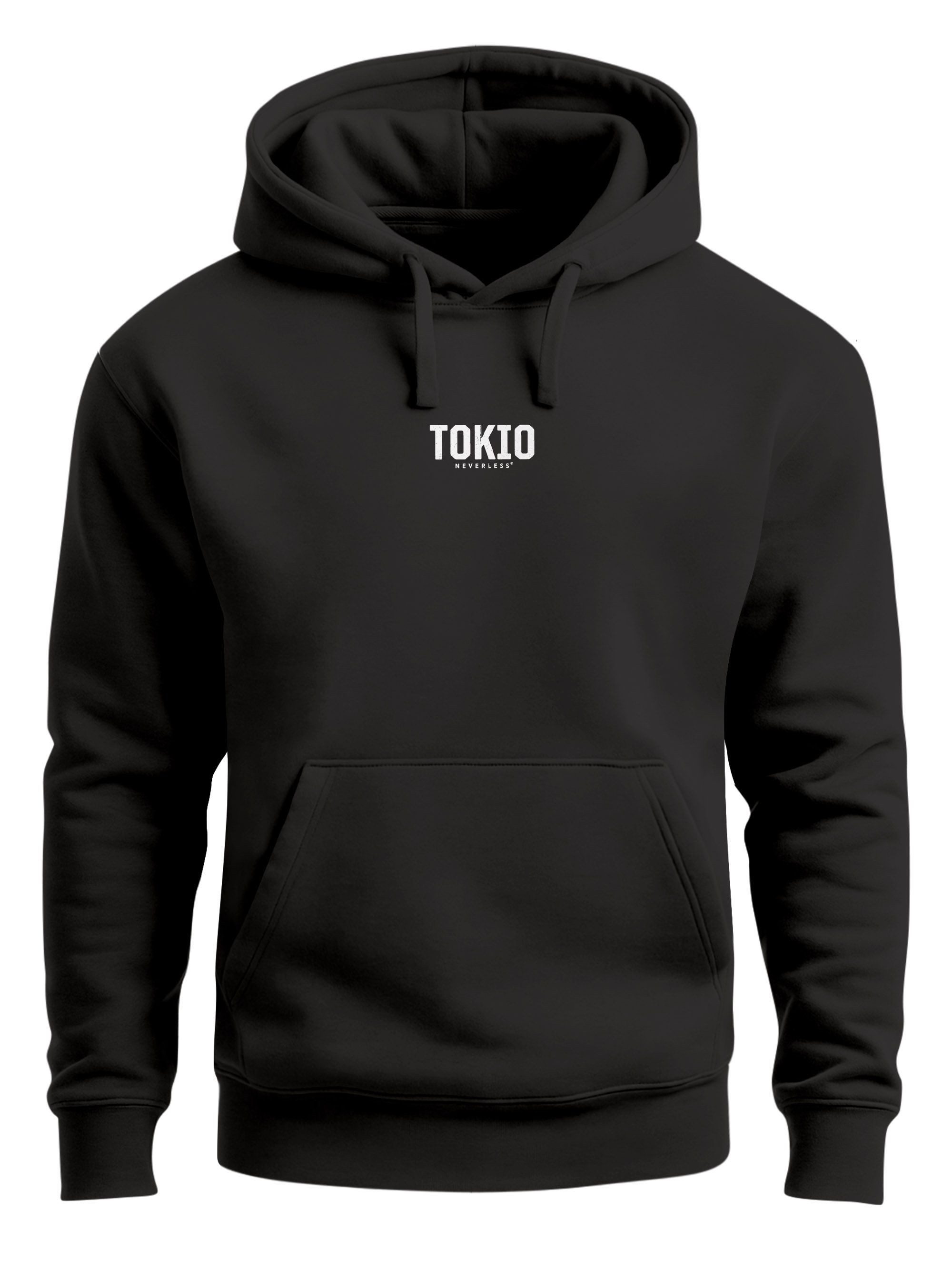 Hoodie Hoodie Backprint Herren Tokyo Japan Japanische Schriftzeichen Grafik