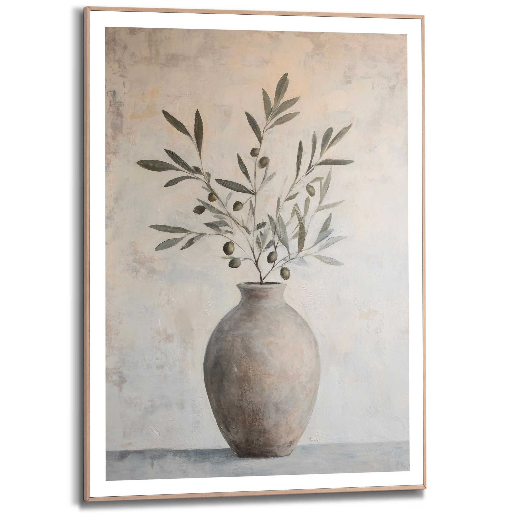 Reinders! Poster Oliven auf Vase, Wohnzimmer günstig online kaufen