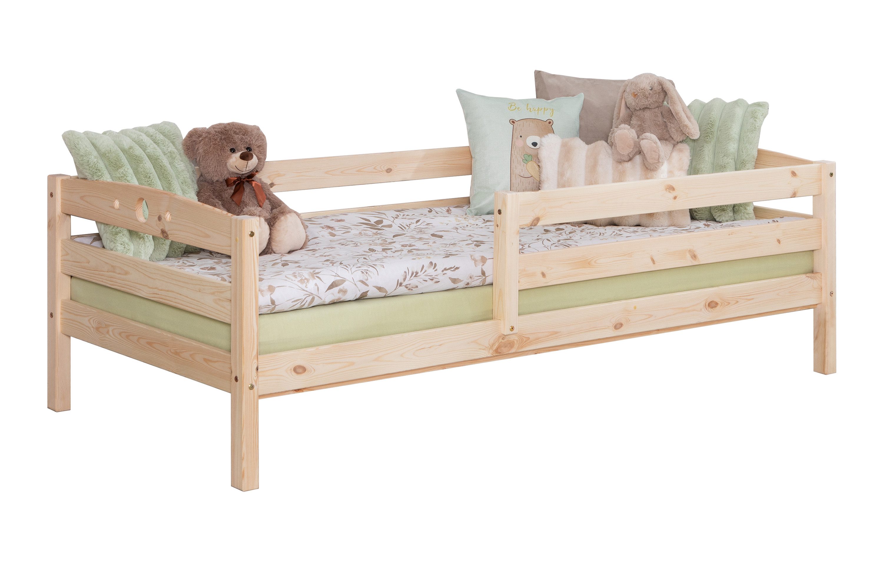 Ticaa Bettgestell Einzelbett „Eli“, Kinderbett, Jugendbett