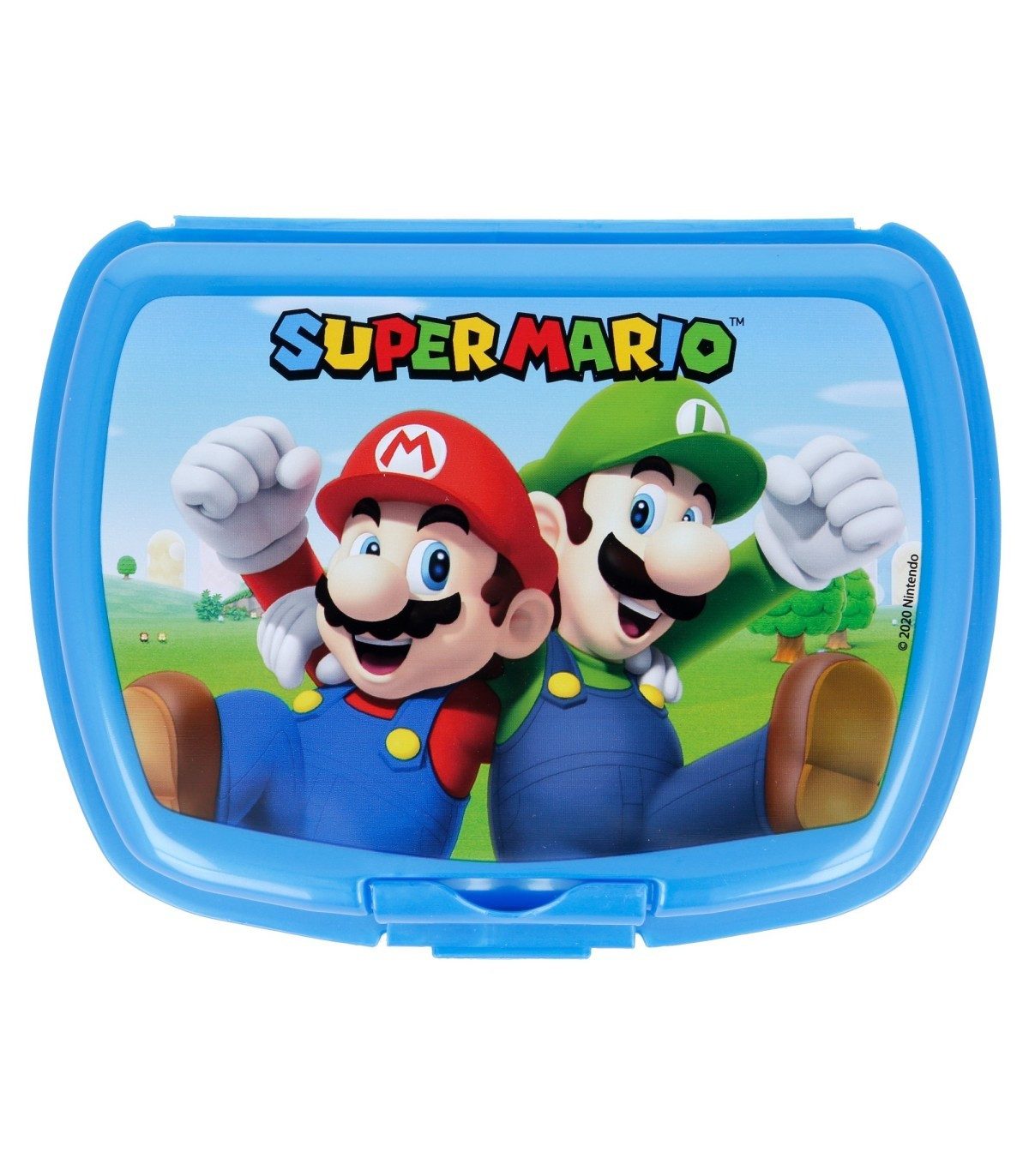 Super Mario Lunchbox Kinder Brotdose für unterwegs und Kindergarten, (Packung, Pack)