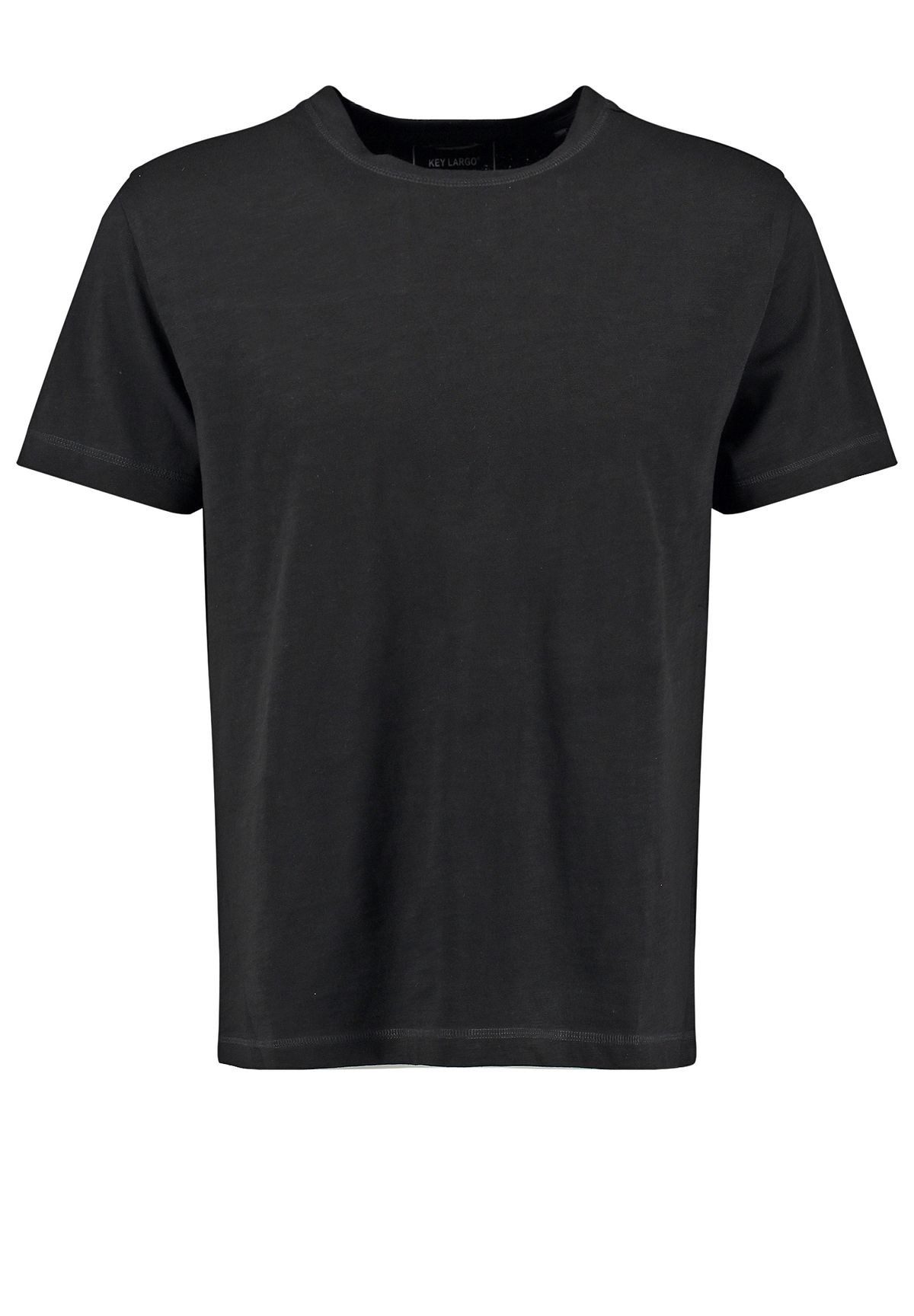 Key Largo T-Shirt MT KLSALT round-loose uni Basic dezenter oversize Look MT00600 Rundhalsauschnitt unifarben kurzarm slim fit