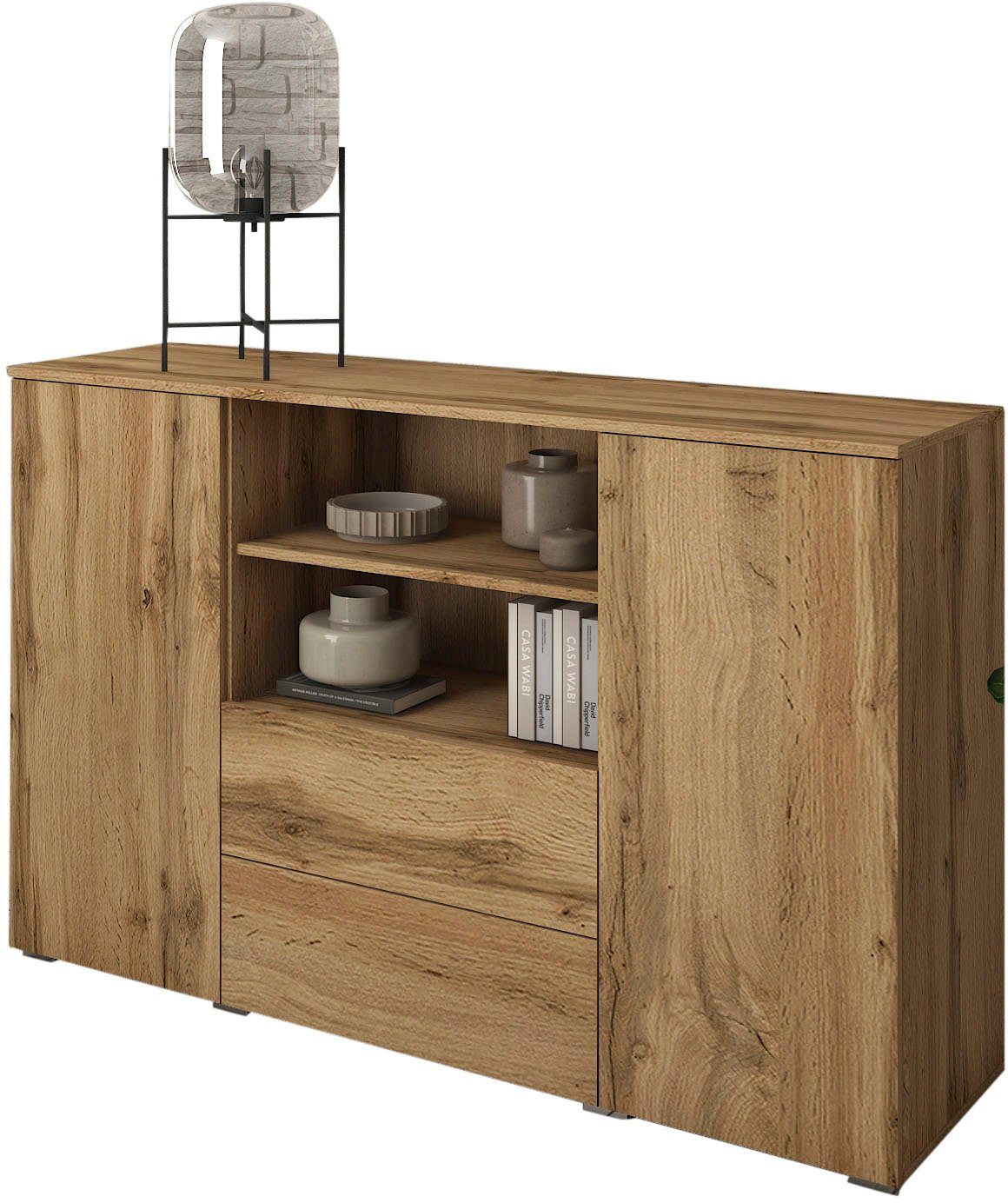 INOSIGN Sideboard PARIS (1 St), Moderne 140cm breite grifflose Kommode, vie günstig online kaufen