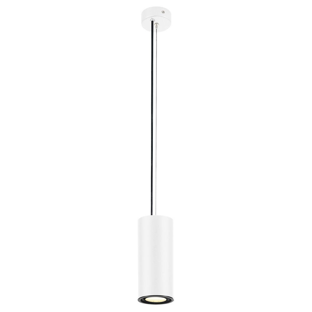 SLV Pendelleuchte LED Pendelleuchte Supros, rund ø 78 mm, weiß, LED