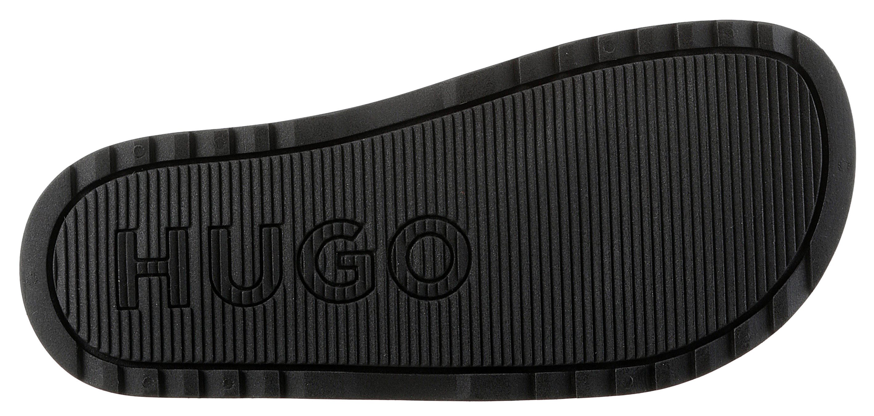 HUGO Match_It_Slid_rblg_N Badepantolette, Sommerschuh, Poolslides, Schlappen, mit HUGO-Logoschriftzug