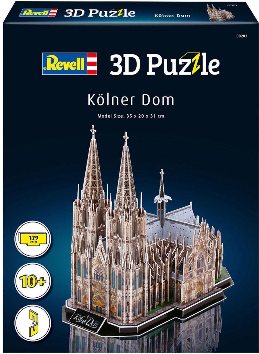 Revell® 3D-Puzzle Kölner Dom, 179 Puzzleteile