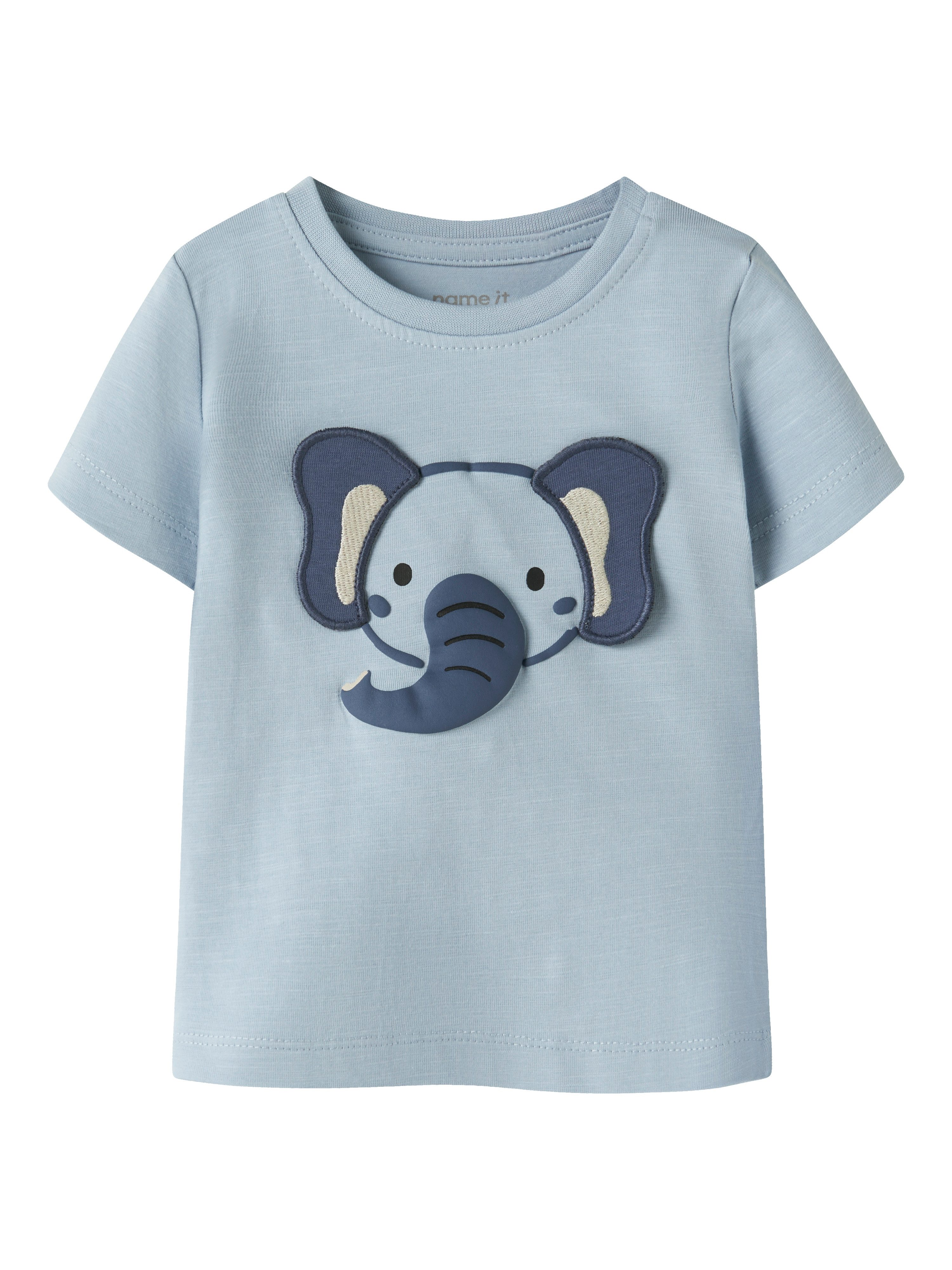 Name It T-Shirt NBMHOLE SS TOP BOX Baumwollmischung, regular fit