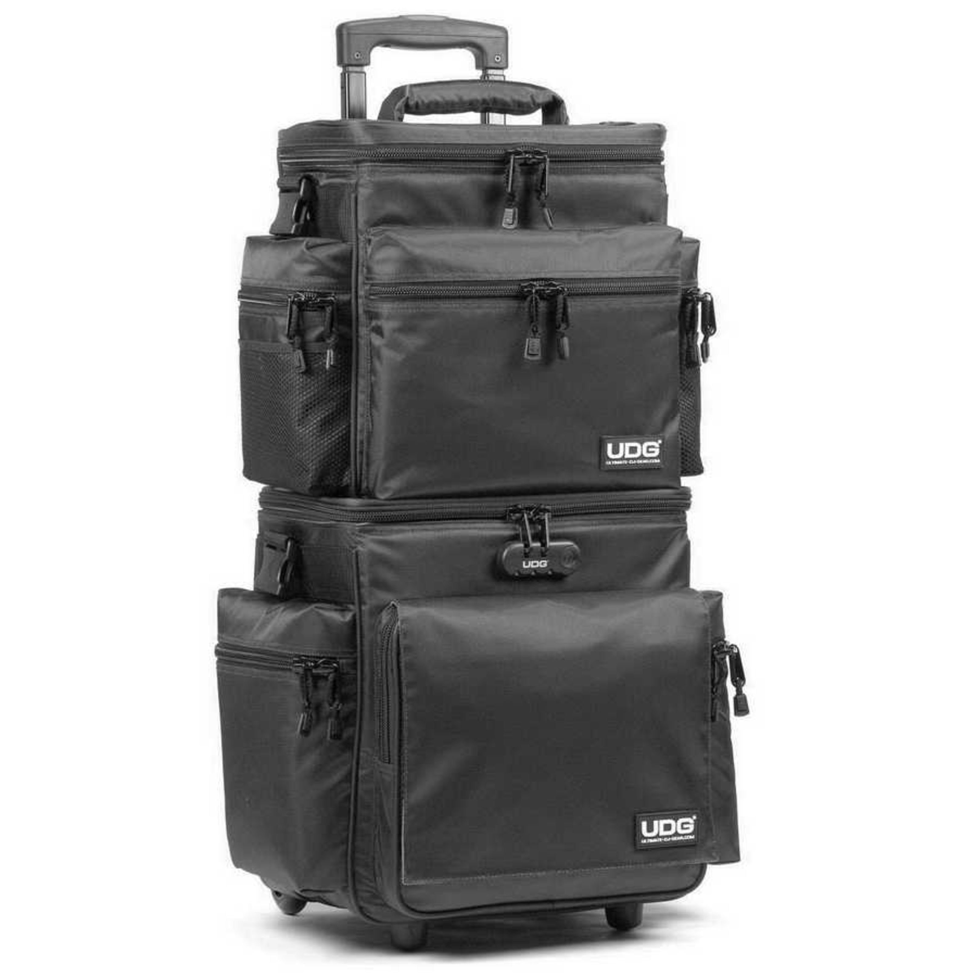 UDG DVD-Hülle, Sling Bag Trolley Set Deluxe black/orange inside MK2 (U9679BL/OR) -