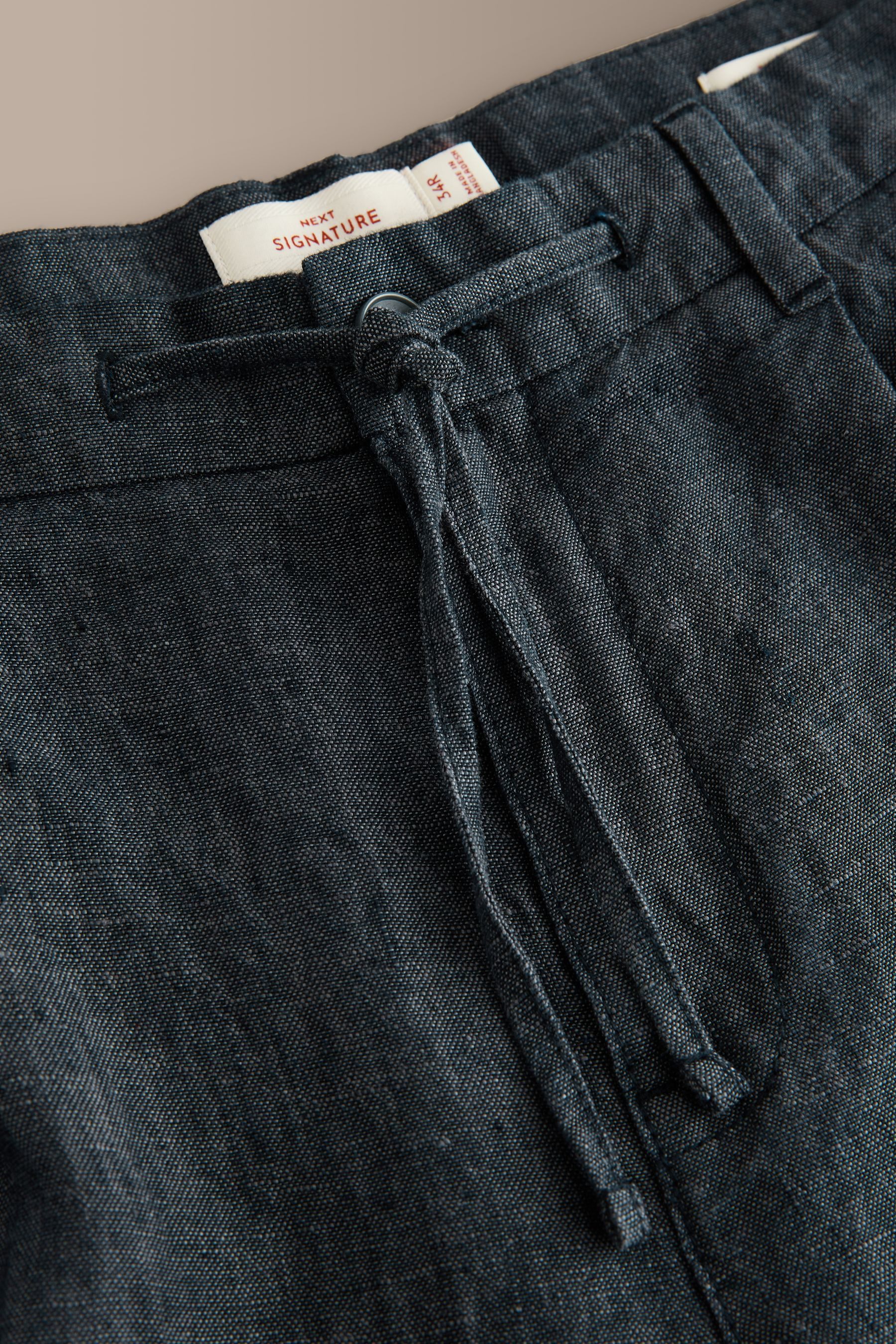 Next Bundfaltenhose Signature Relaxed Fit Chinohose mit Bundfalten (1-tlg)