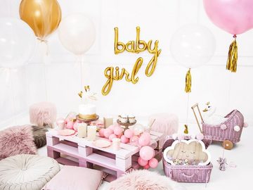 partydeco Luftballon, Folienballon Baby / Babyparty 73.5cm, gold