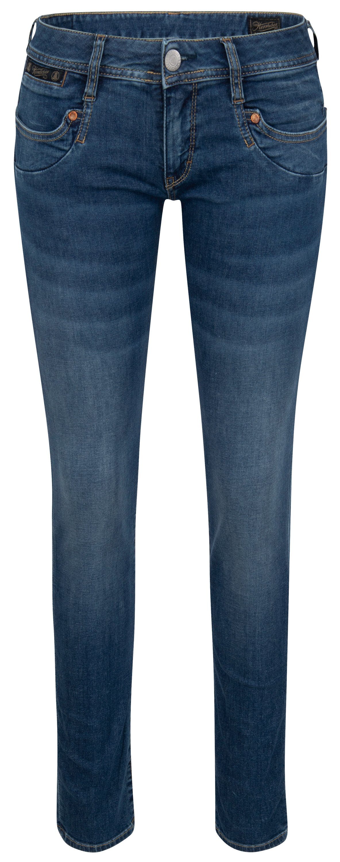 Herrlicher Stretch-Jeans HERRLICHER PIPER Slim Organic Denim royal navy 5650-OD133-893