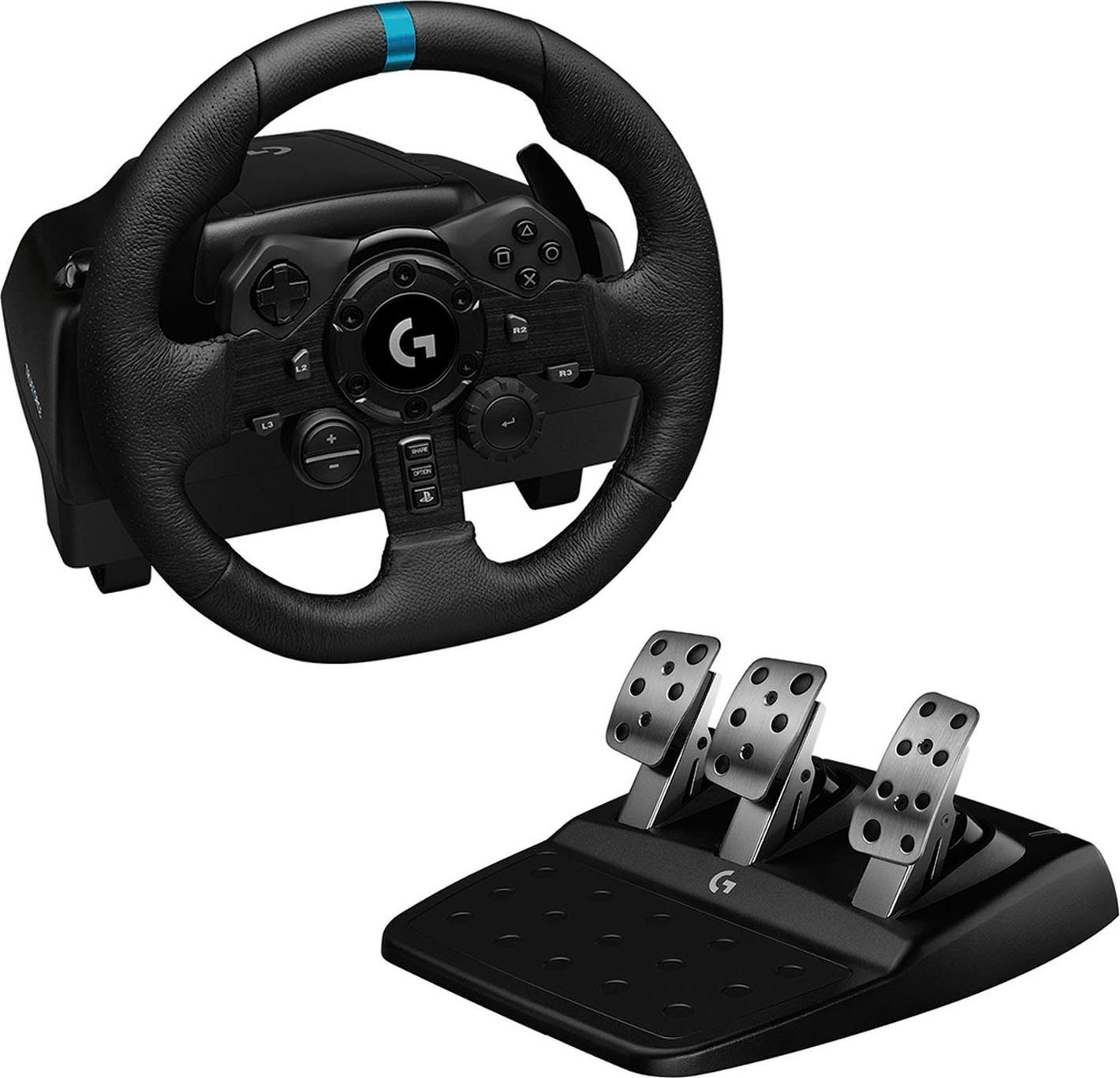 Logitech G923 Driving Force für PC / PS5 / PS4 Gaming-Lenkrad