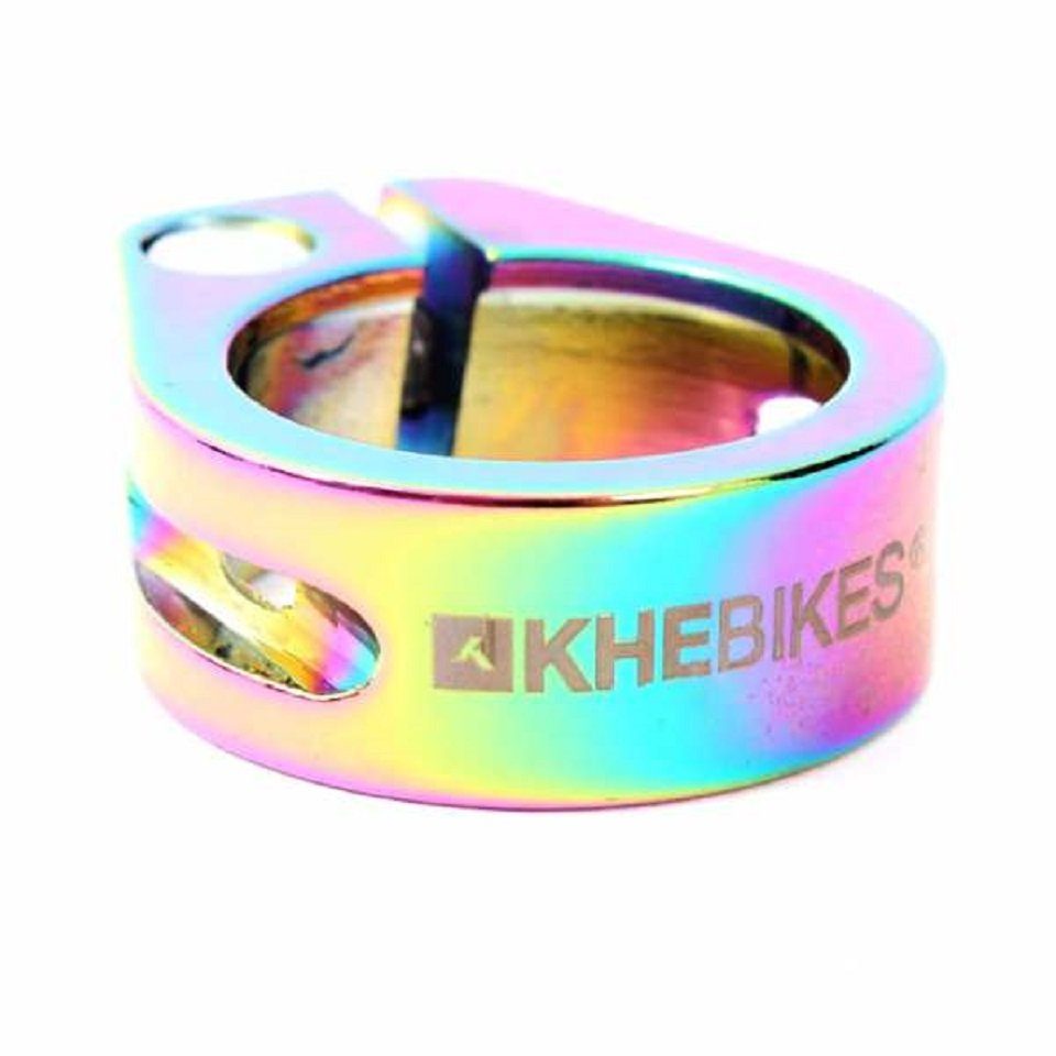 KHEbikes Sattelstütze KHEbikes Sattelklemme Oil Slick, BMX