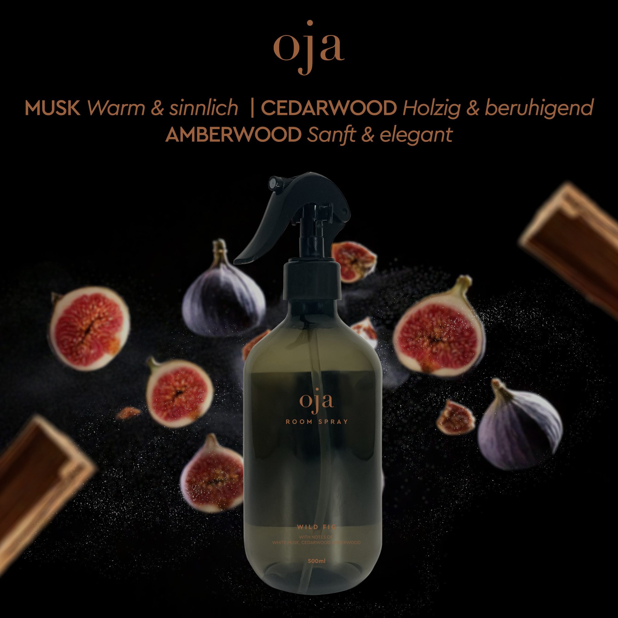 Oja Raumduft Elegante Lufterfrischer (2-St., je 500 ml), Raumduftspray