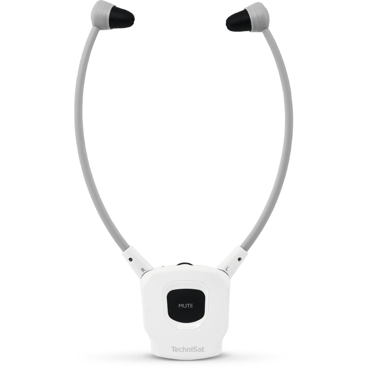 TechniSat STEREOMAN ISI 2 Kopfhörer V2 Kopfhörer (Tastenbedienung: Lautstärke) weiß