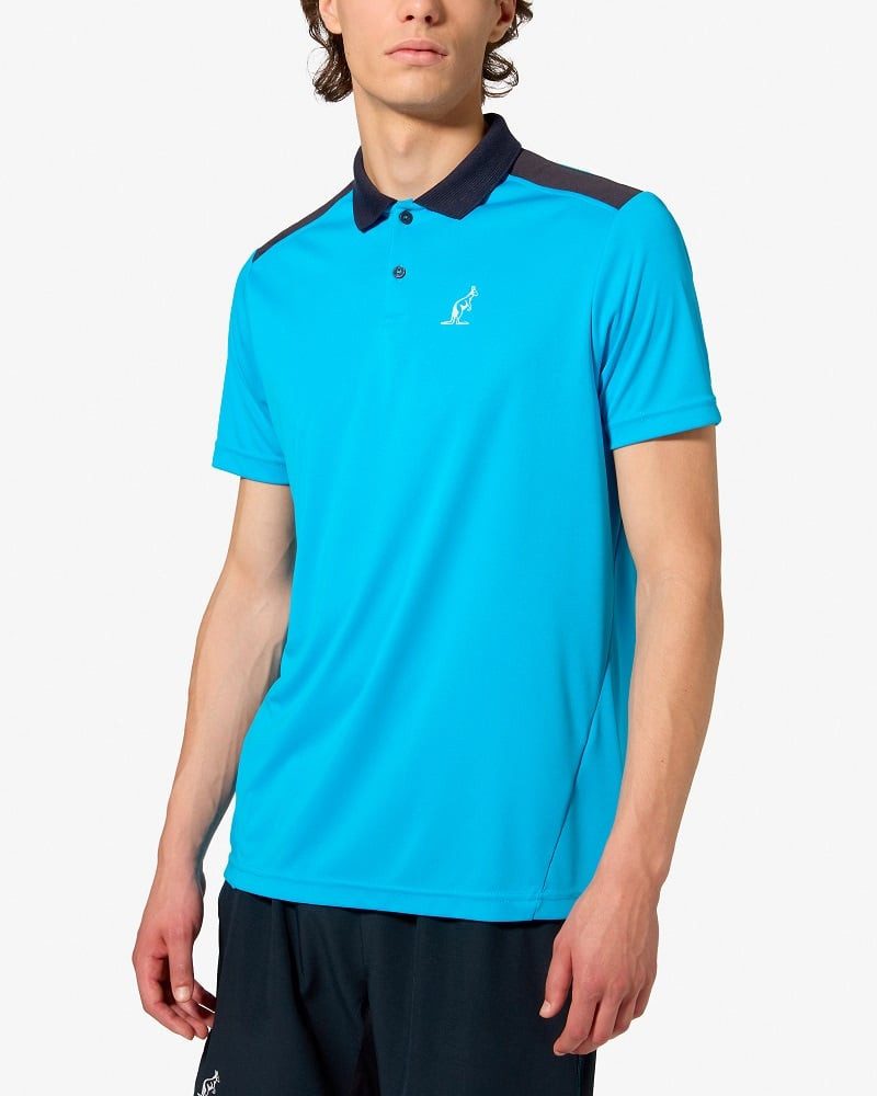 Poloshirt Ace Energy 2025 türkis/blau Herren