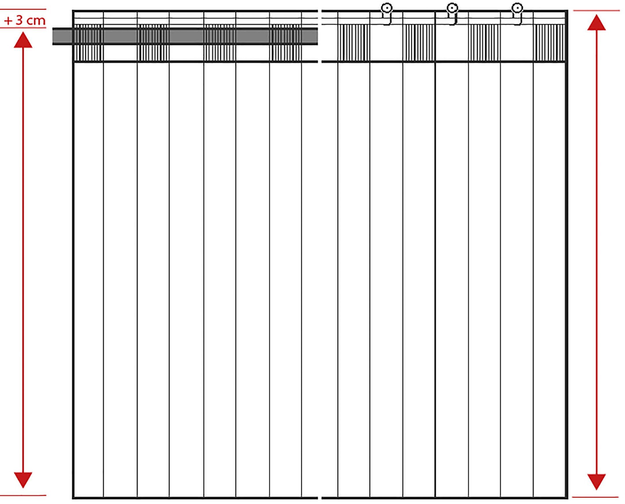 Vorhang verdeckten Schal (1 you!, Schlaufen violett mit St), Neutex Serenade, blickdicht, for Jacquard, Multifunktionsband