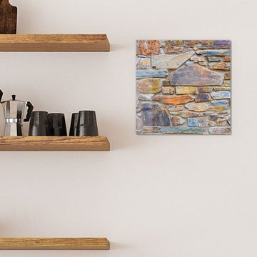 DEQORI Magnettafel 'Interessante Ziegelwand', Whiteboard Pinnwand beschreibbar