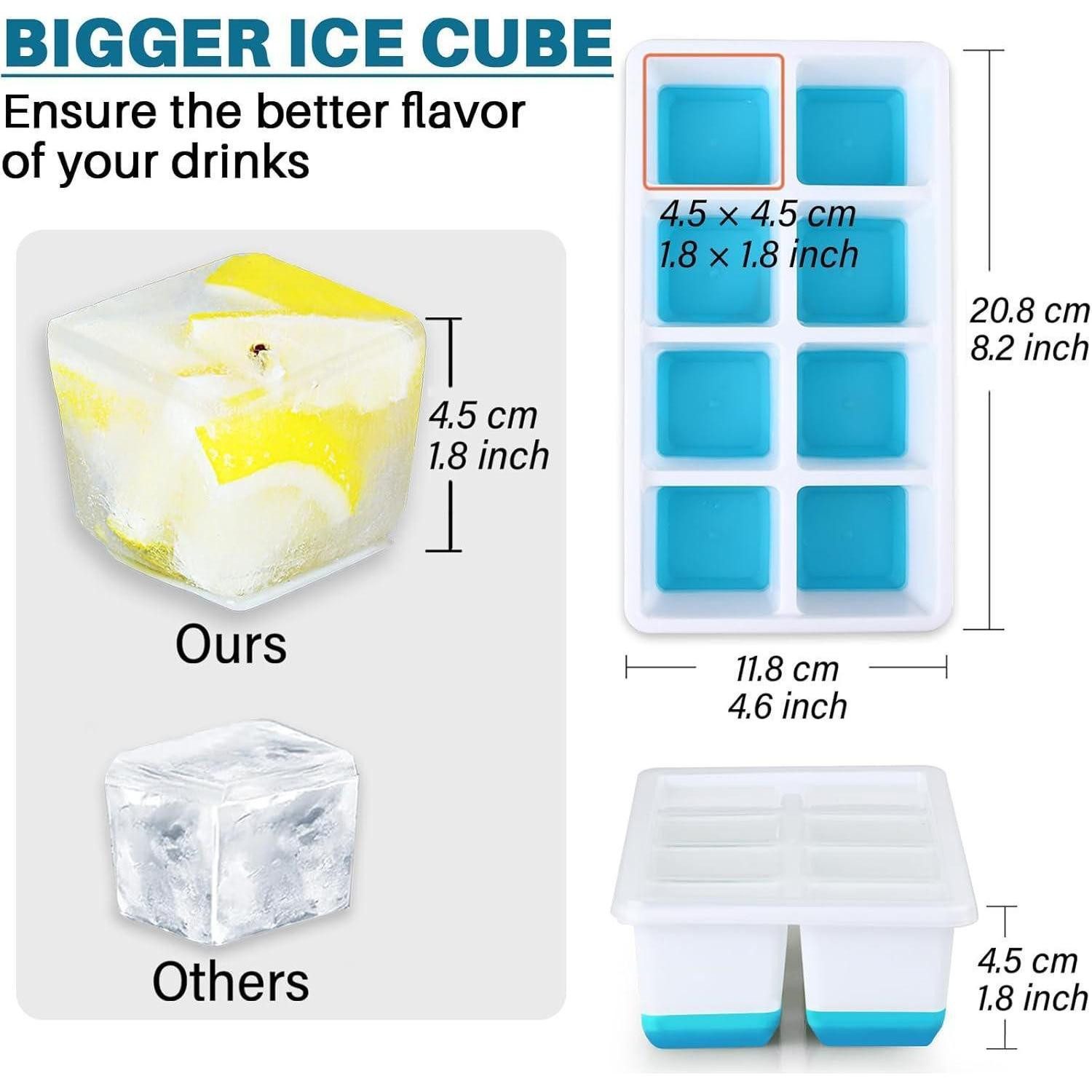 LuxusKollektion Eiswürfelform Eiswürfelform Silikon BPA Cocktails Whisky Bier 2 Rosa