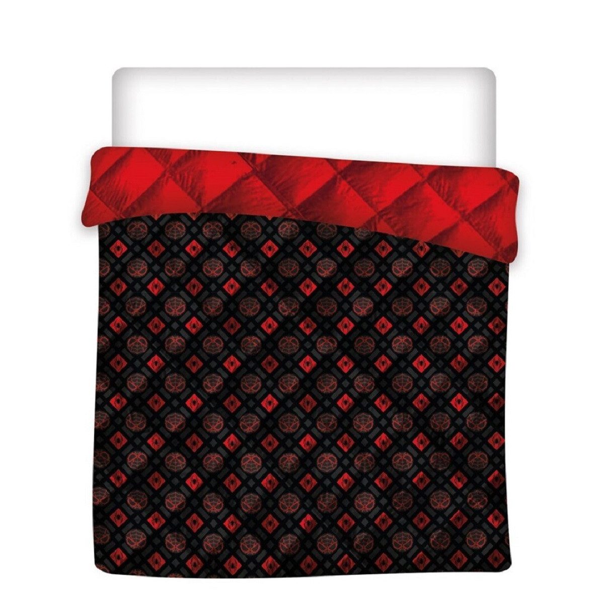 Wohndecke Decke 240x220 cm, 100% Polyester Bett-Decke für Kinderzimmer, Spiderman