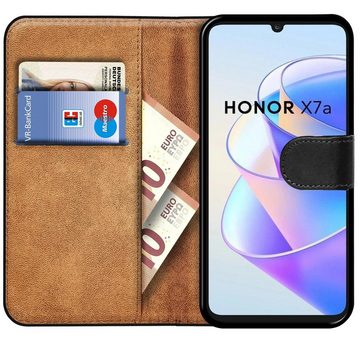 CoolGadget Handyhülle Book Case Handy Tasche für Honor X7a 6,75 Zoll, Hülle Klapphülle Flip Cover für Honor X7a Schutzhülle stoßfest