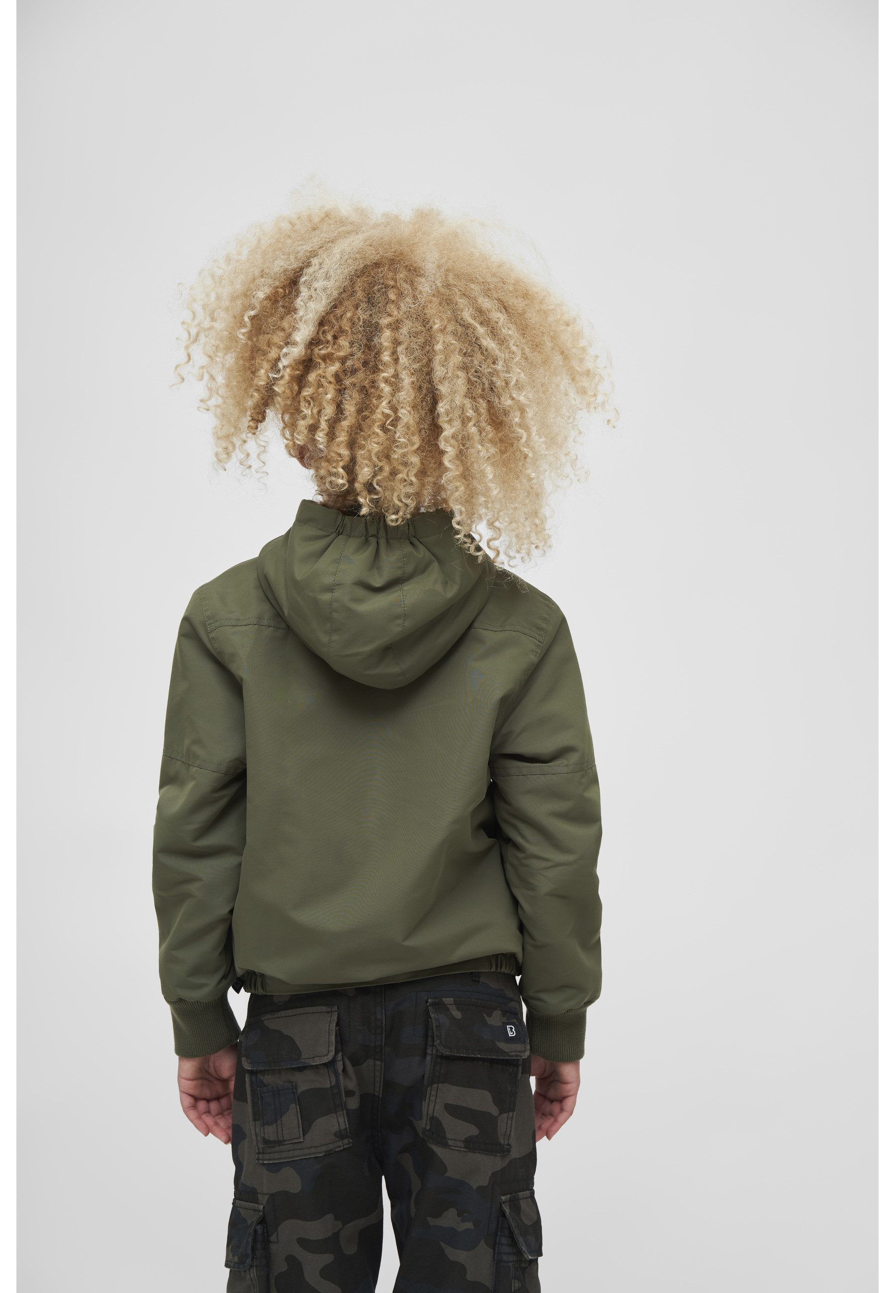 Brandit Allwetterjacke Brandit Unisex Kids Windbreaker Frontzip (1-St)