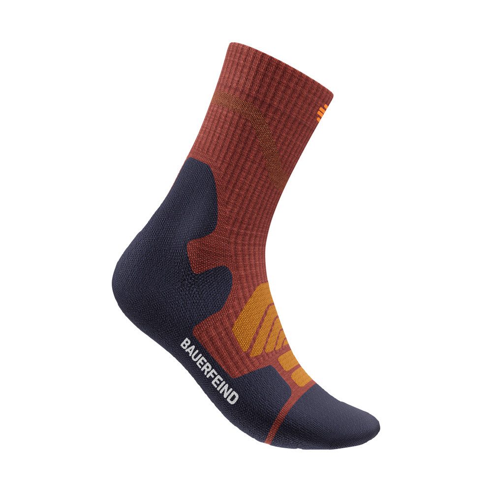 Bauerfeind Sportsocken OUTDOOR MERINO MID CUT SOCKS mit Komfortzonen