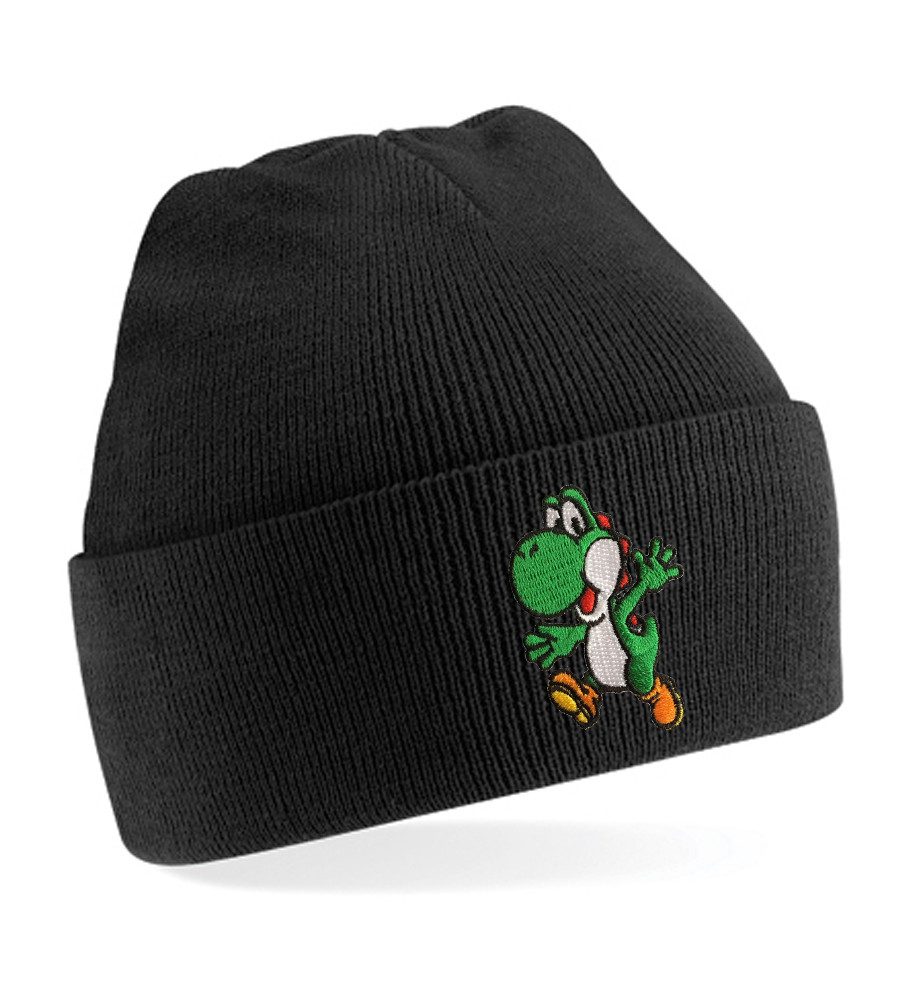 Blondie & Brownie Beanie Yoshi – Kultige Mütze für Super Mario Fans, Weich & Warm