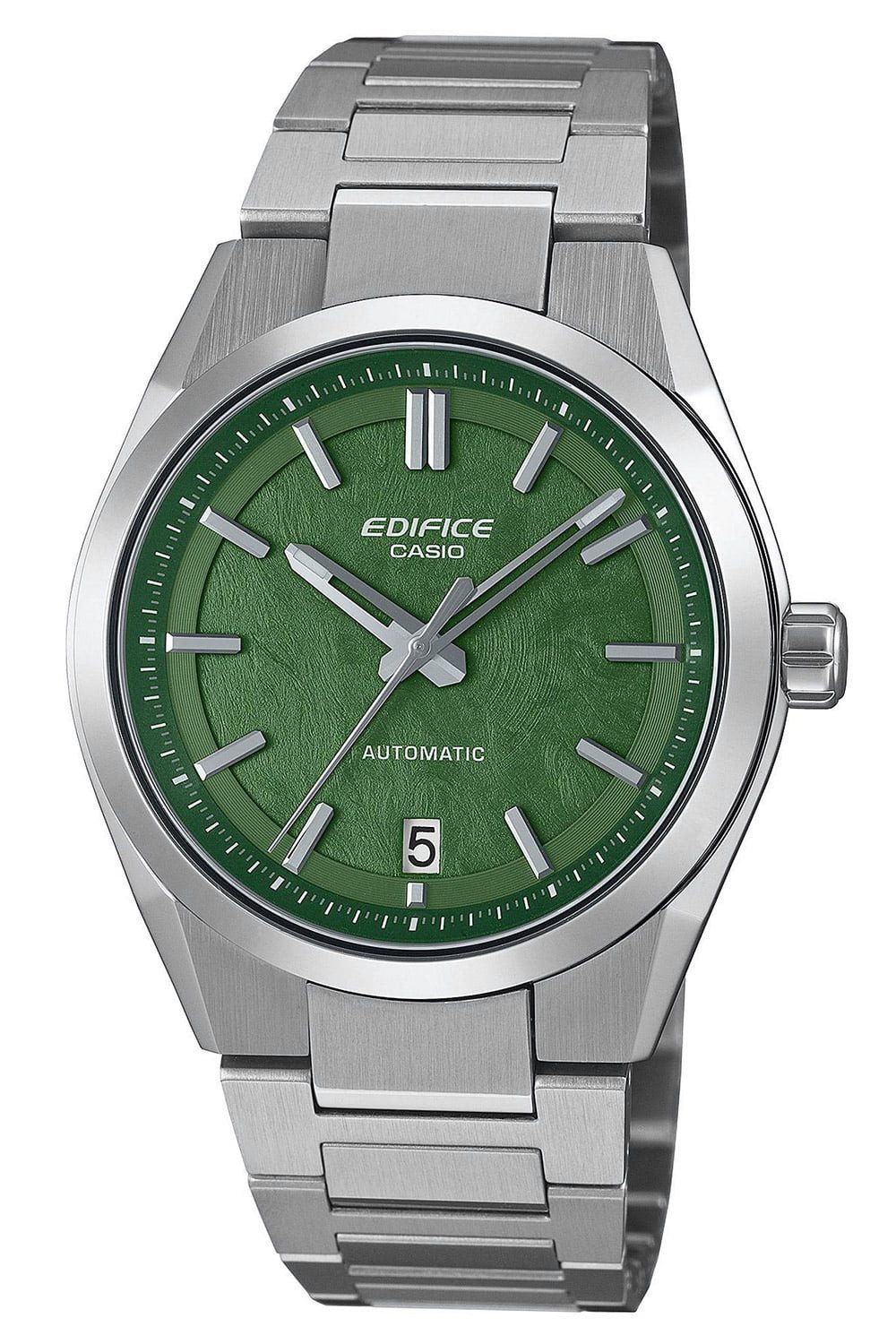 CASIO EDIFICE Automatikuhr Edifice Automatik Stahl/Grün günstig online kaufen