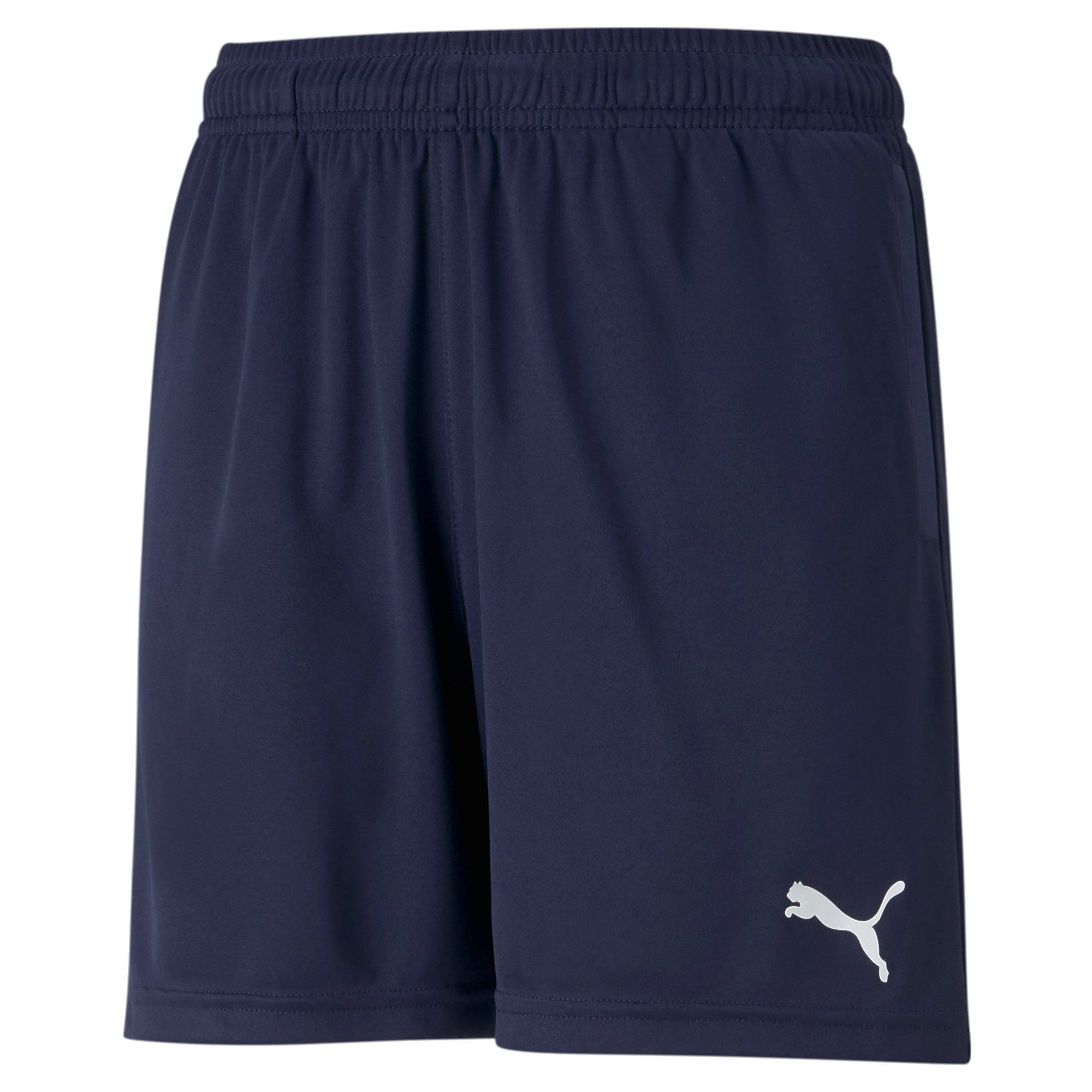 PUMA Trainingsshorts TEAMRISE TRAINING SHORTS JR aus Interlock-Material, mit Reißverschluss, kniebedeckender Schnitt – Bild 4 von 5