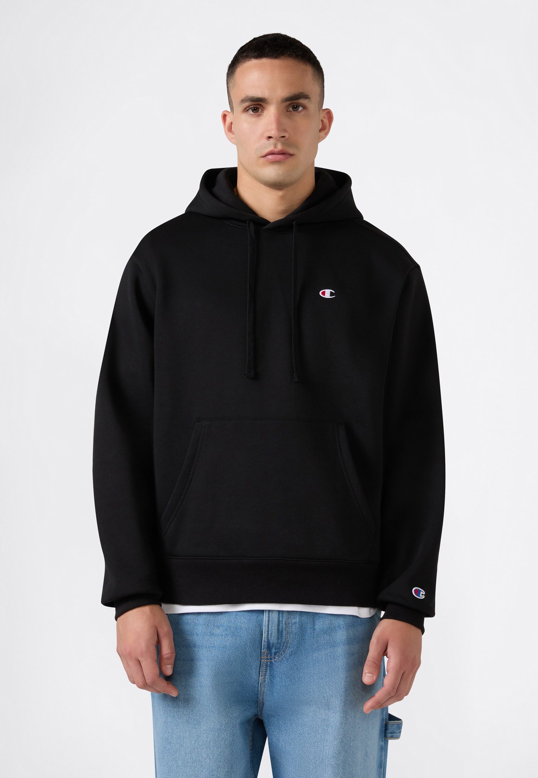 Champion Kapuzensweatshirt SPORTWEAR HOODIE Relax Fit mit sportlichem Stil, Langarm-Design, aus Baumwolle und Polyester