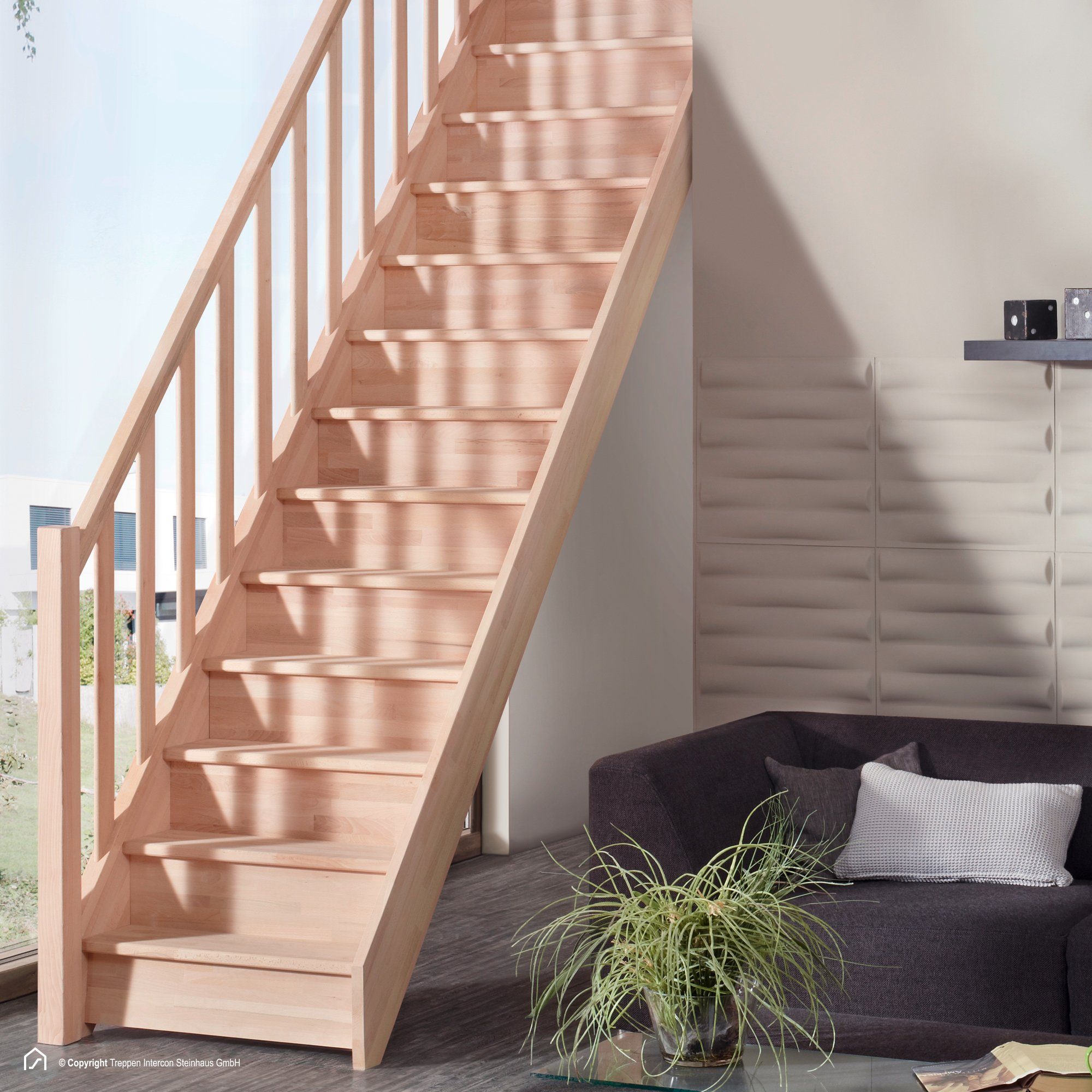 Treppen Intercon Raumspartreppe Casablanca gerade, 60 günstig online kaufen