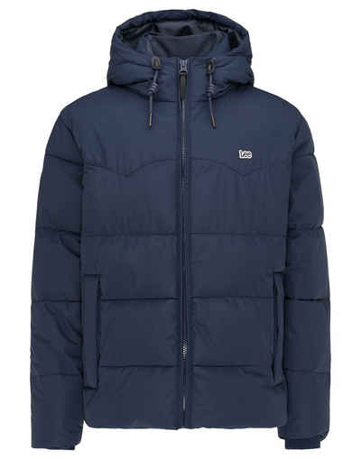 Lee® Winterjacke Steppjacke mit Kapuze - Puffer Jacket Navy