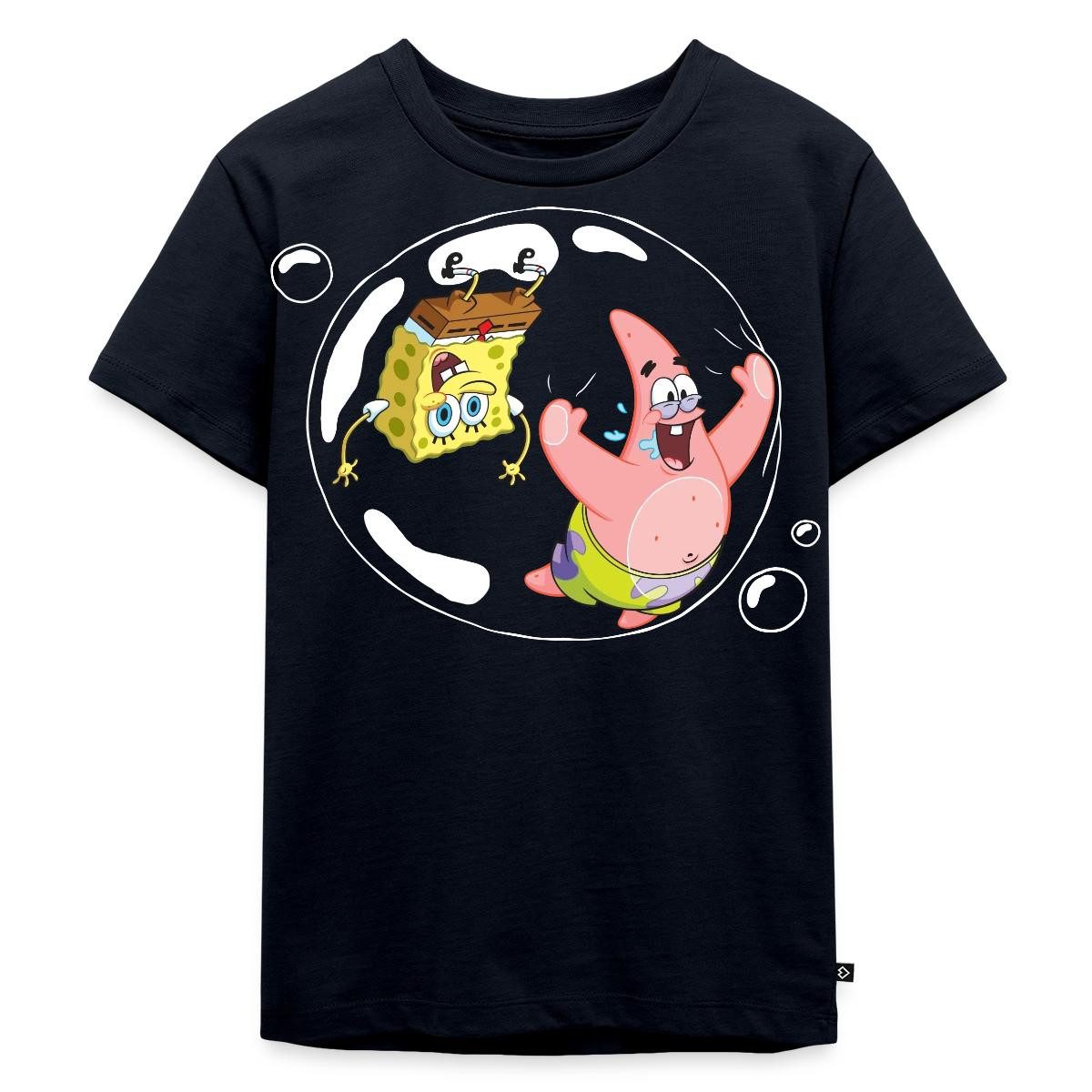 T-Shirt Spongebob Schwammkopf Mit Patrick In Einer Blase Kinder Premium T-Shir