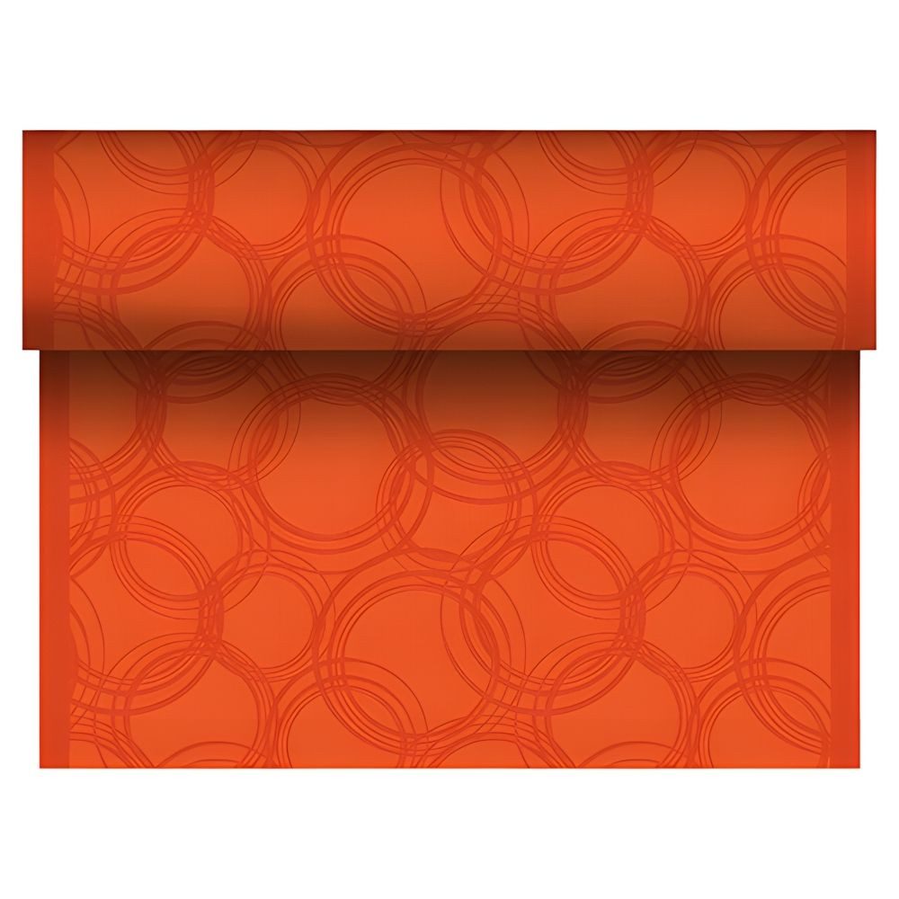 PAPSTAR Tischläufer stoffähnlich PV-Tissue ROYAL Collection 24m x 40cm nektarine Bubbles
