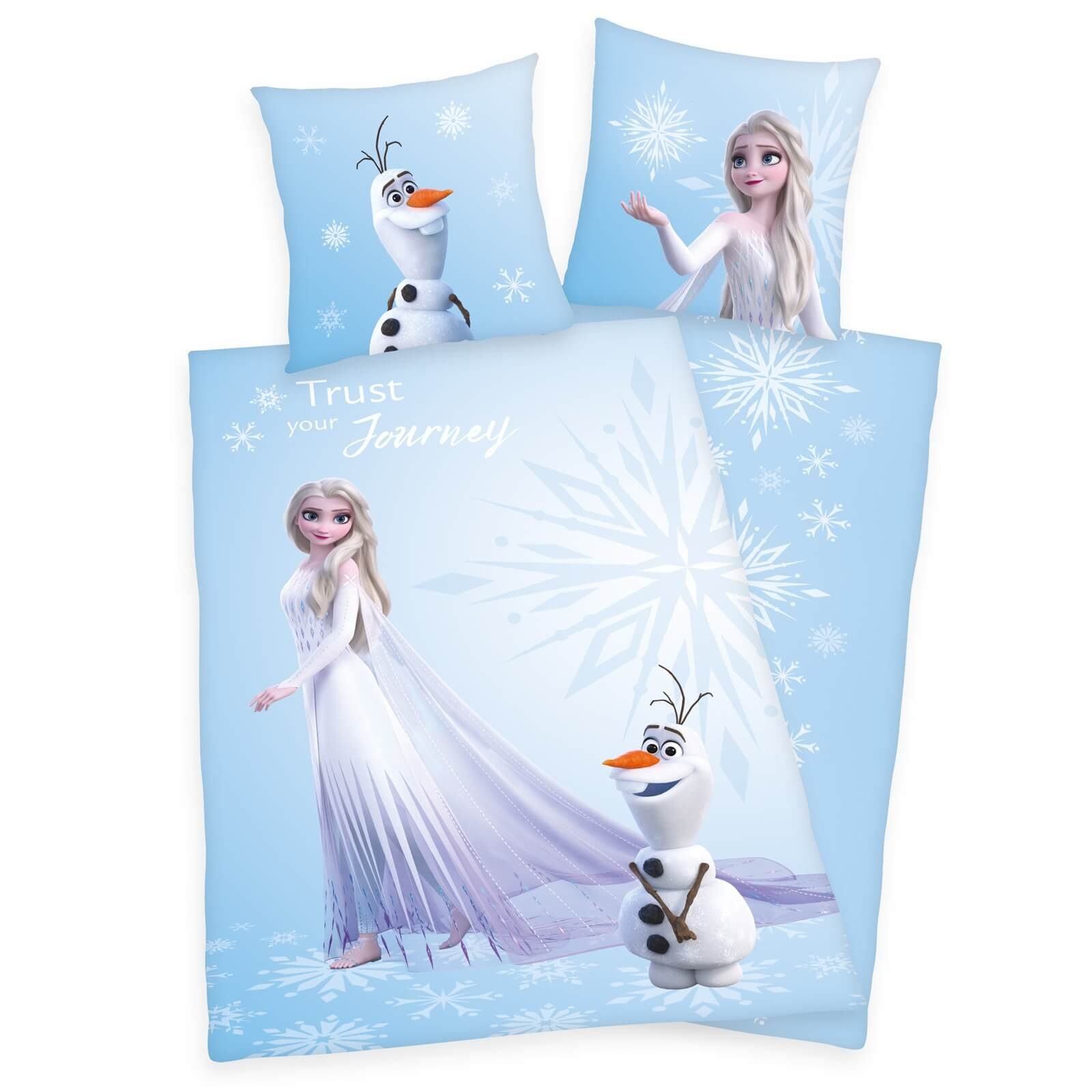 Kinderbettwäsche »Disney´s Die Eiskönigin 2 - Kinder-Bettwäsche-Set von  Herding, 135x200 & 80x80 cm«, Disney Frozen, 100% Baumwolle online kaufen |  OTTO